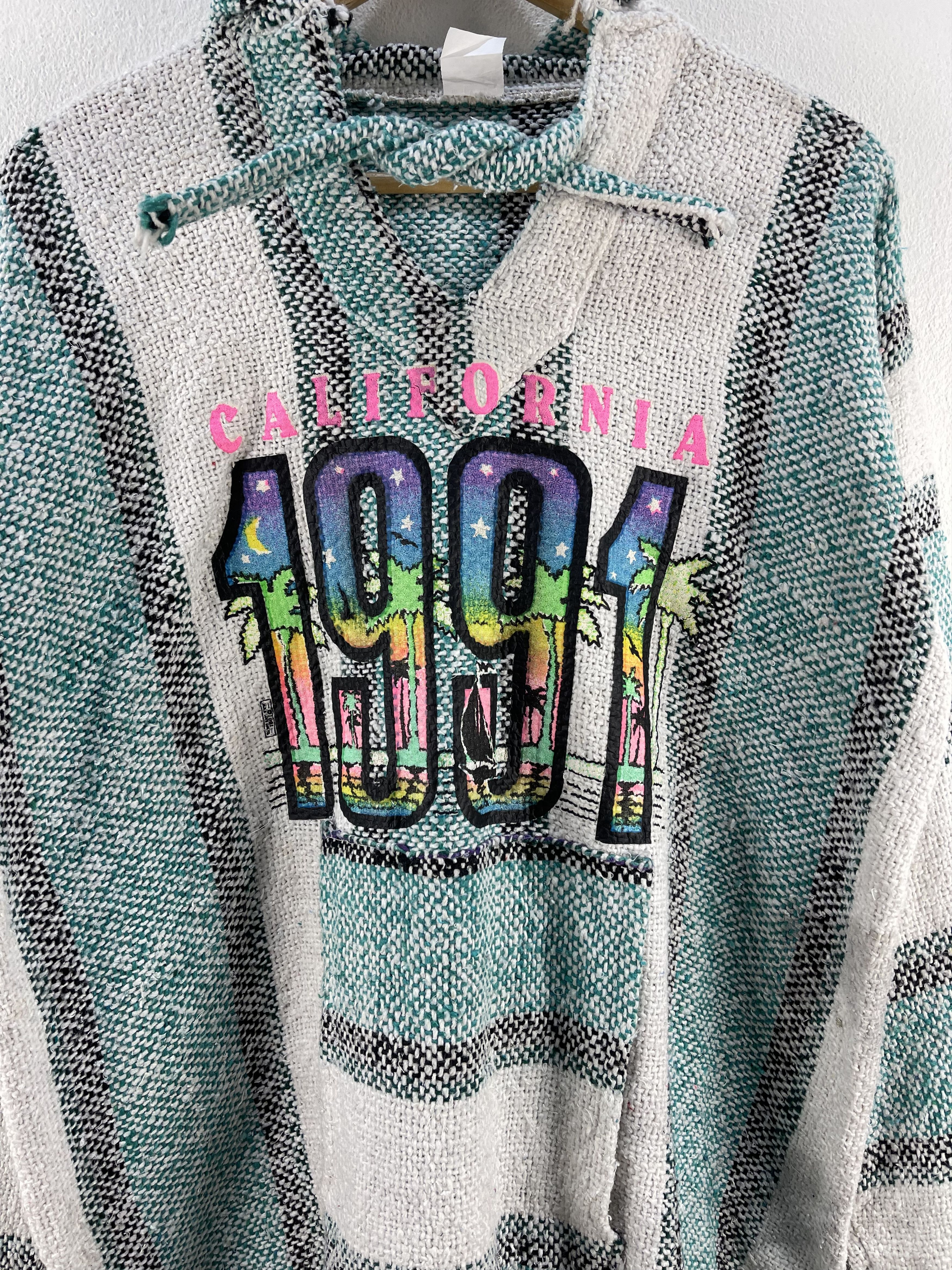 Vintage Vintage 1991 California Tijuana Mexican Woven Jacket Size US L / EU 52-54 / 3 - 7 Thumbnail
