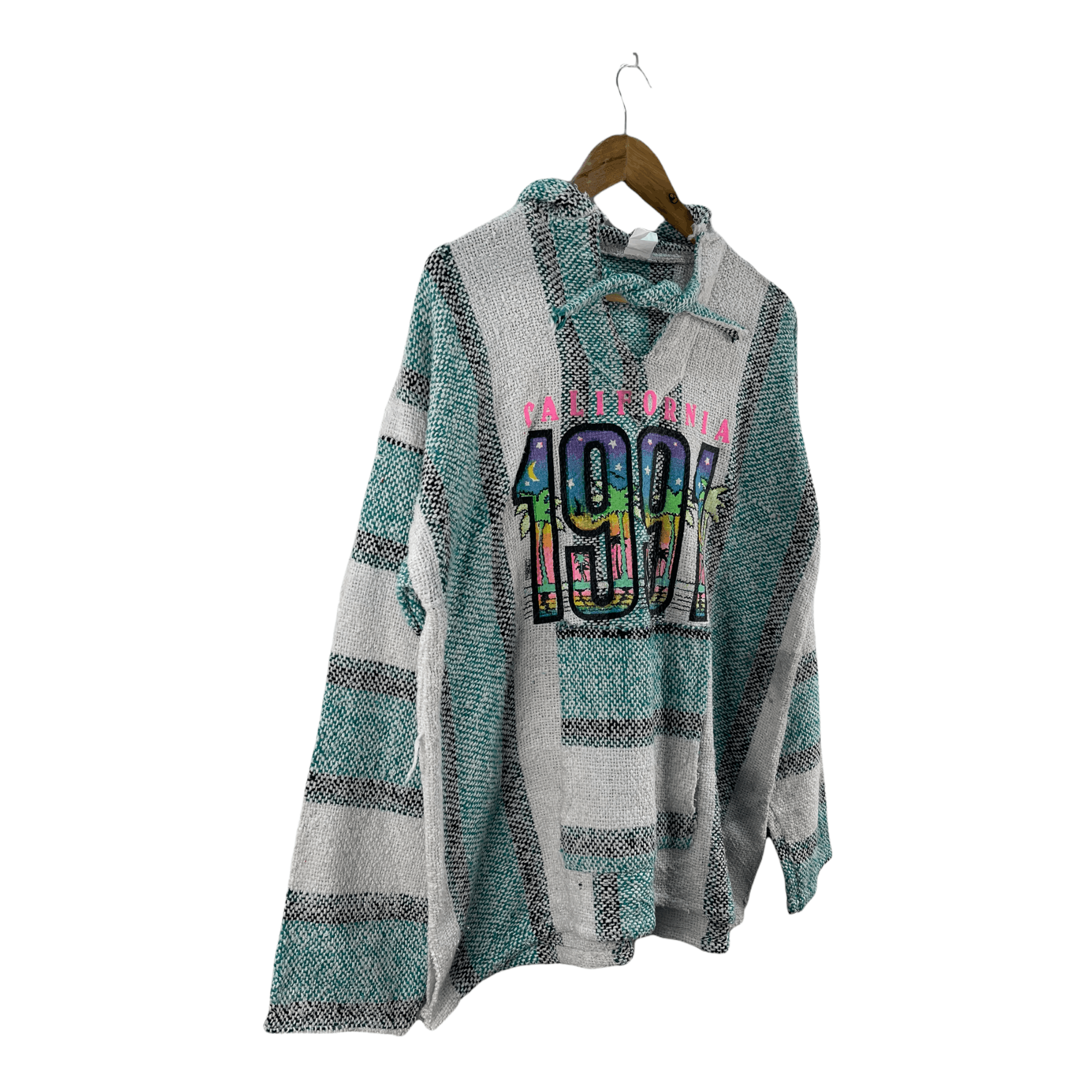 Vintage Vintage 1991 California Tijuana Mexican Woven Jacket Size US L / EU 52-54 / 3 - 4 Thumbnail