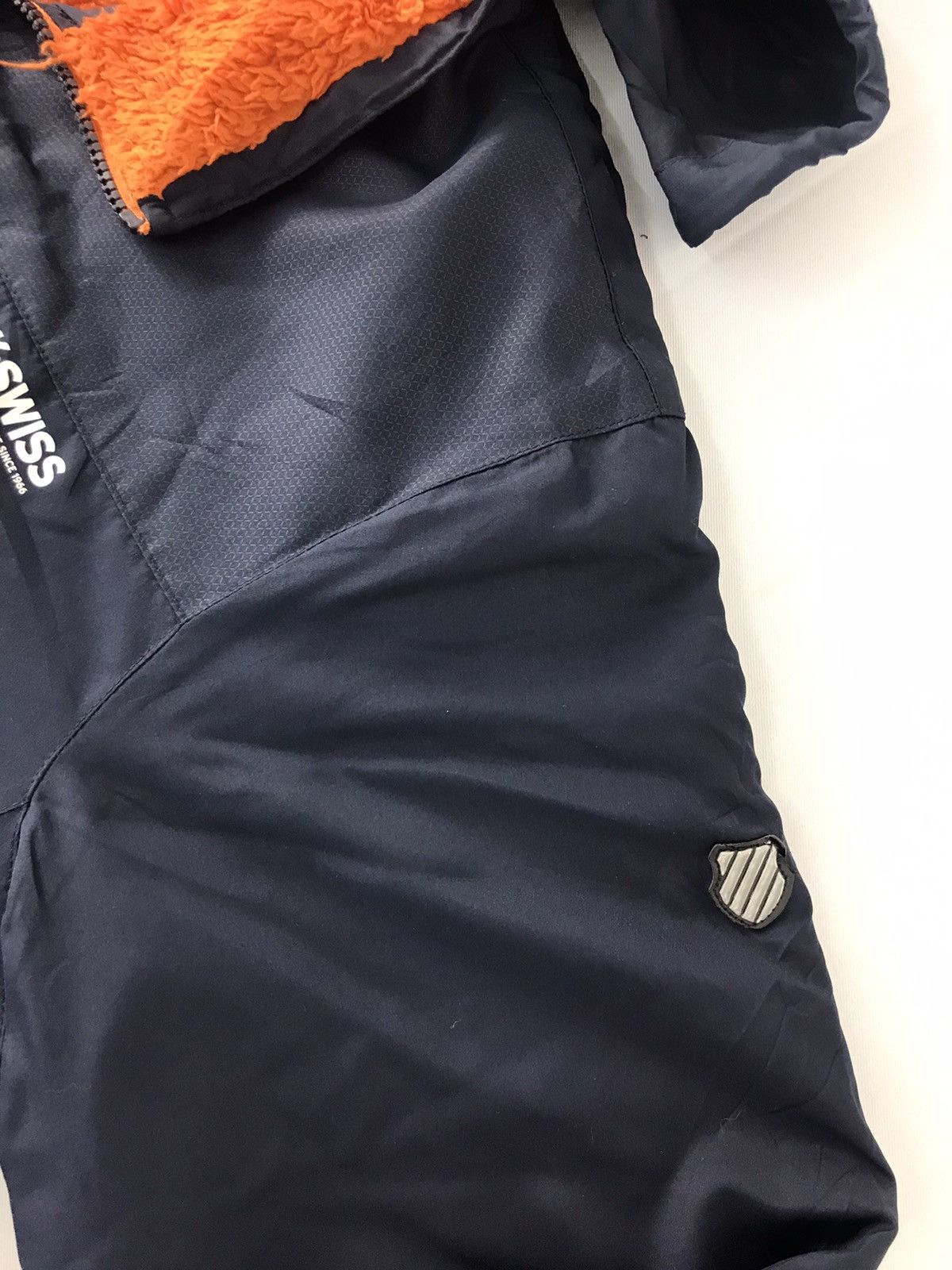 K-Swiss × Vintage K-swiss Athletic Jacket Hoodies Zip Up Wool Sherpa Inner Size US M / EU 48-50 / 2 - 3 Thumbnail