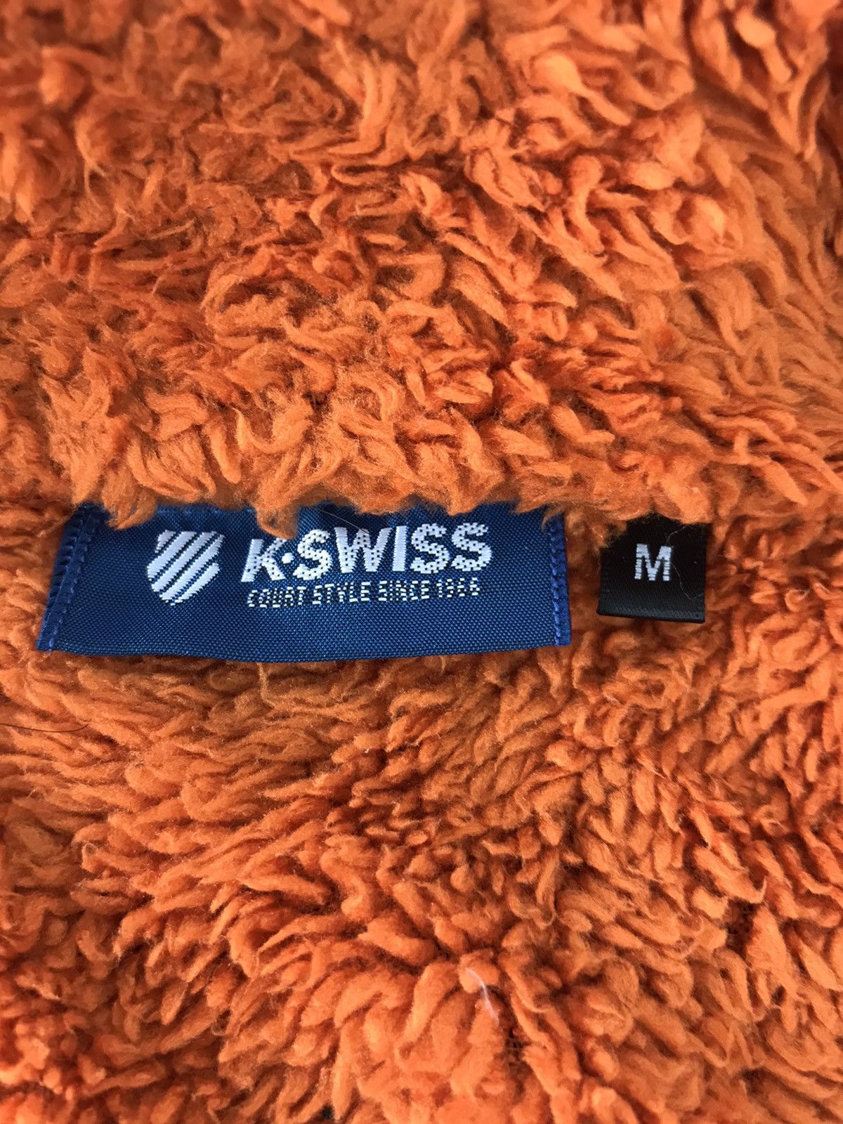 K-Swiss × Vintage K-swiss Athletic Jacket Hoodies Zip Up Wool Sherpa Inner Size US M / EU 48-50 / 2 - 5 Thumbnail