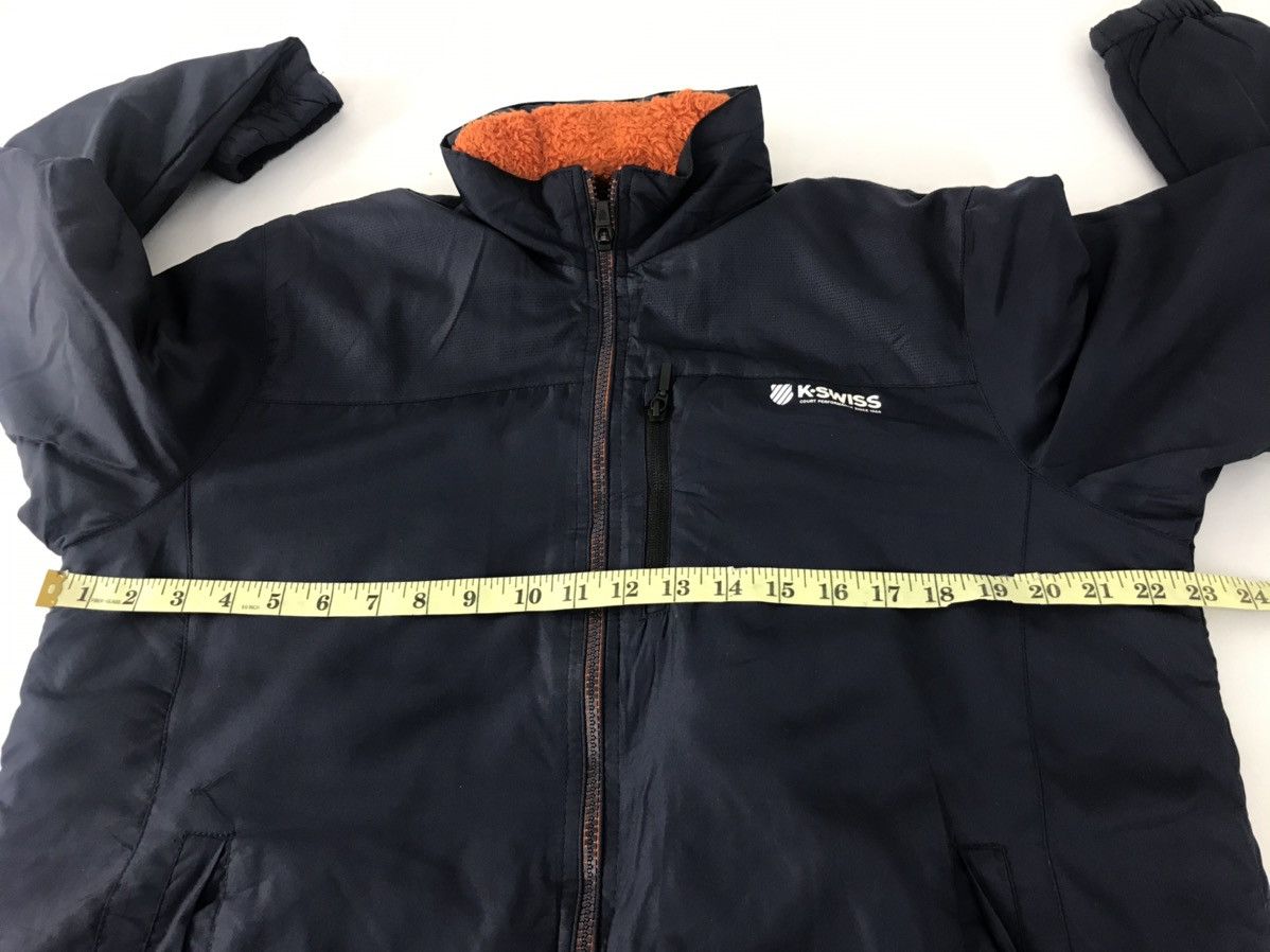 K-Swiss × Vintage K-swiss Athletic Jacket Hoodies Zip Up Wool Sherpa Inner Size US M / EU 48-50 / 2 - 8 Thumbnail
