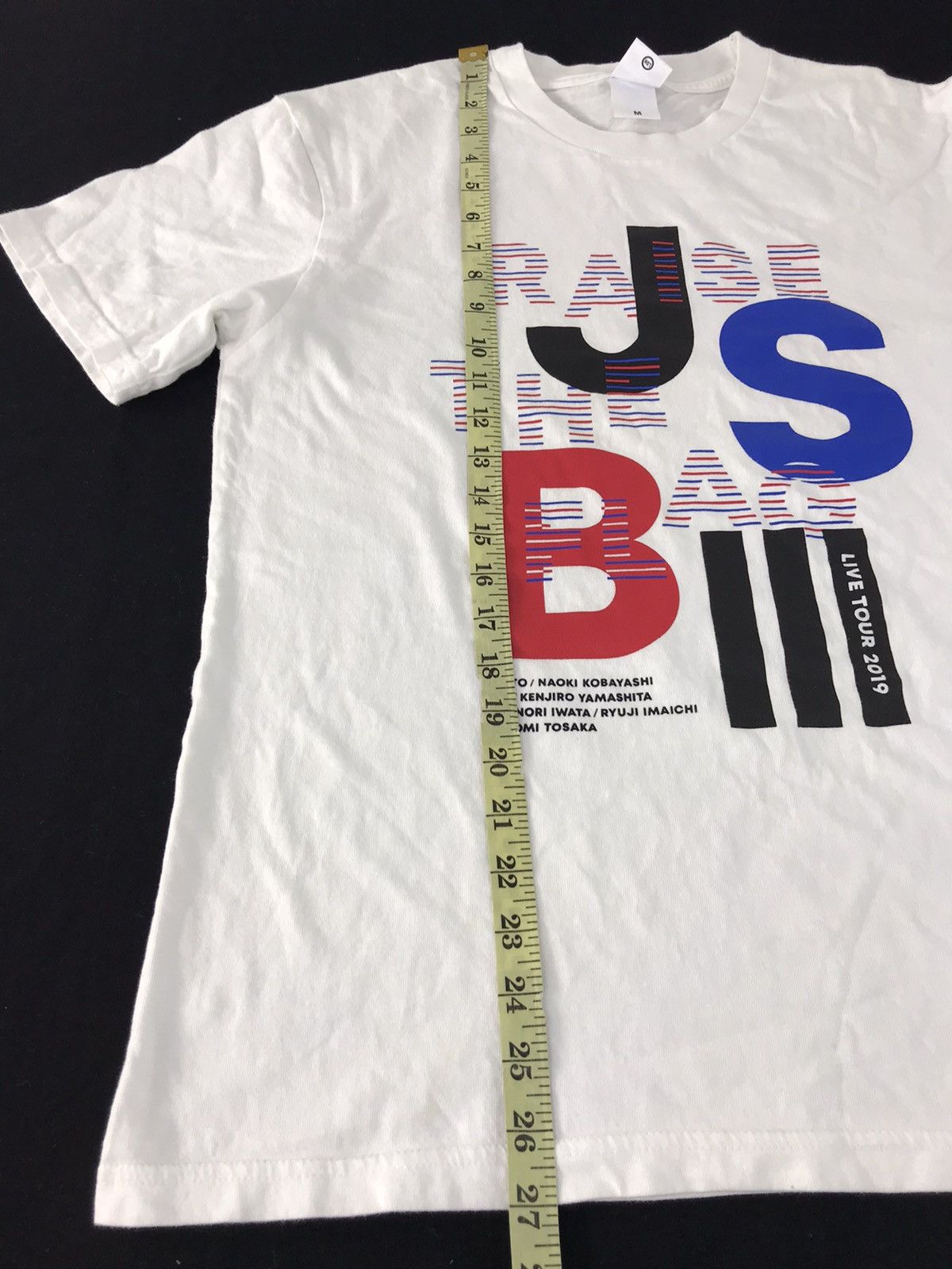 Band Tees × Japanese Brand × Vintage JSB III J Soul Brothers Raise Flag Live Tour 2015 Big Logo Size US M / EU 48-50 / 2 - 9 Thumbnail