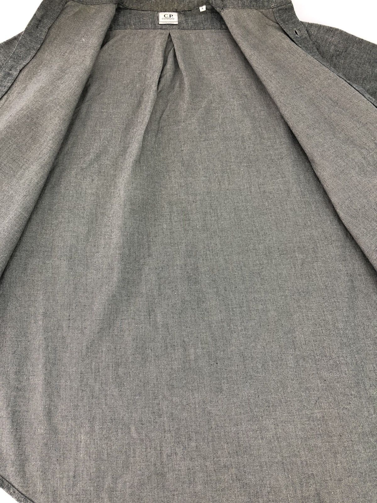 C.P. Company CP Company Shirt Single Pocket Grey Denim Workwear Size US L / EU 52-54 / 3 - 6 Thumbnail