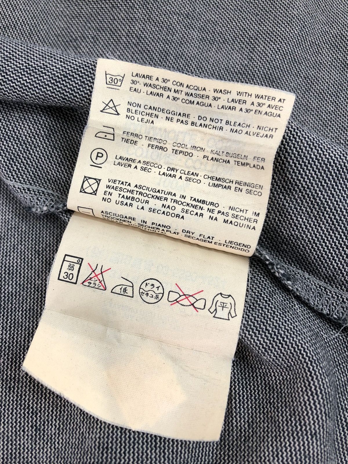 C.P. Company CP Company Shirt Single Pocket Grey Denim Workwear Size US L / EU 52-54 / 3 - 8 Thumbnail