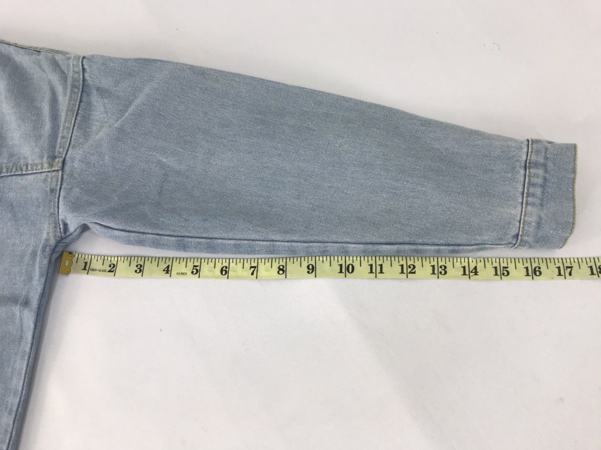 Vintage Gorge Rainbow Quotes Denim Jacket Button Up Double Pocket Size US S / EU 44-46 / 1 - 12 Thumbnail