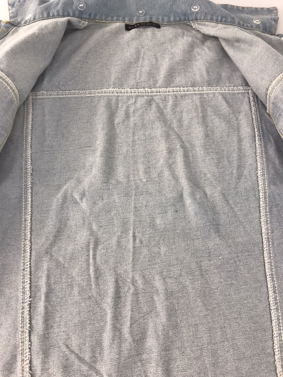 Vintage Gorge Rainbow Quotes Denim Jacket Button Up Double Pocket Size US S / EU 44-46 / 1 - 5 Thumbnail