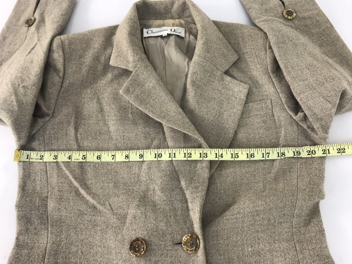 Christian Dior Monsieur Christian Dior Luxury Double Breasted Jacket Blazer Coat Size 36R - 9 Thumbnail