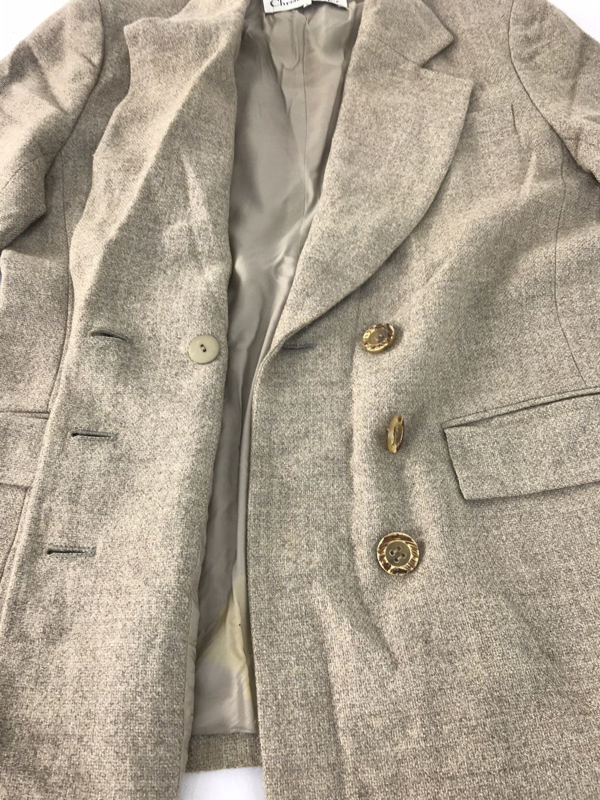 Christian Dior Monsieur Christian Dior Luxury Double Breasted Jacket Blazer Coat Size 36R - 3 Thumbnail