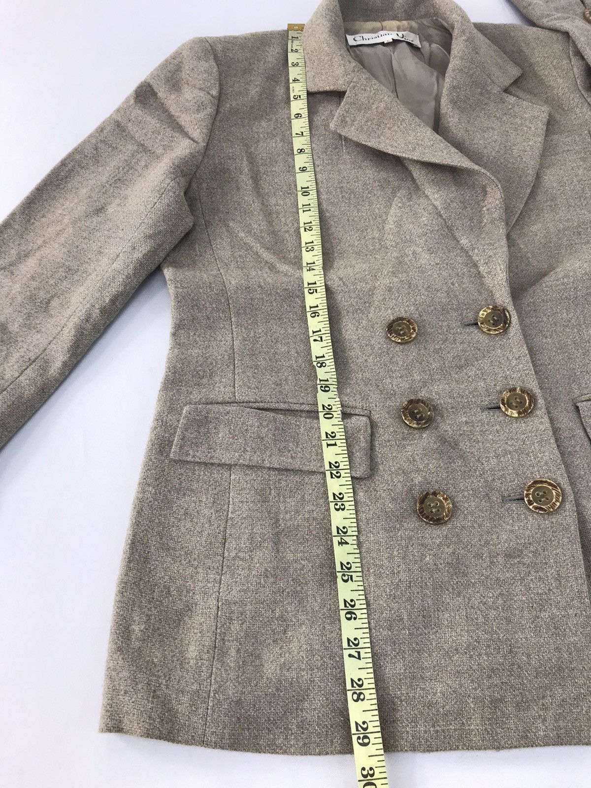 Christian Dior Monsieur Christian Dior Luxury Double Breasted Jacket Blazer Coat Size 36R - 10 Thumbnail