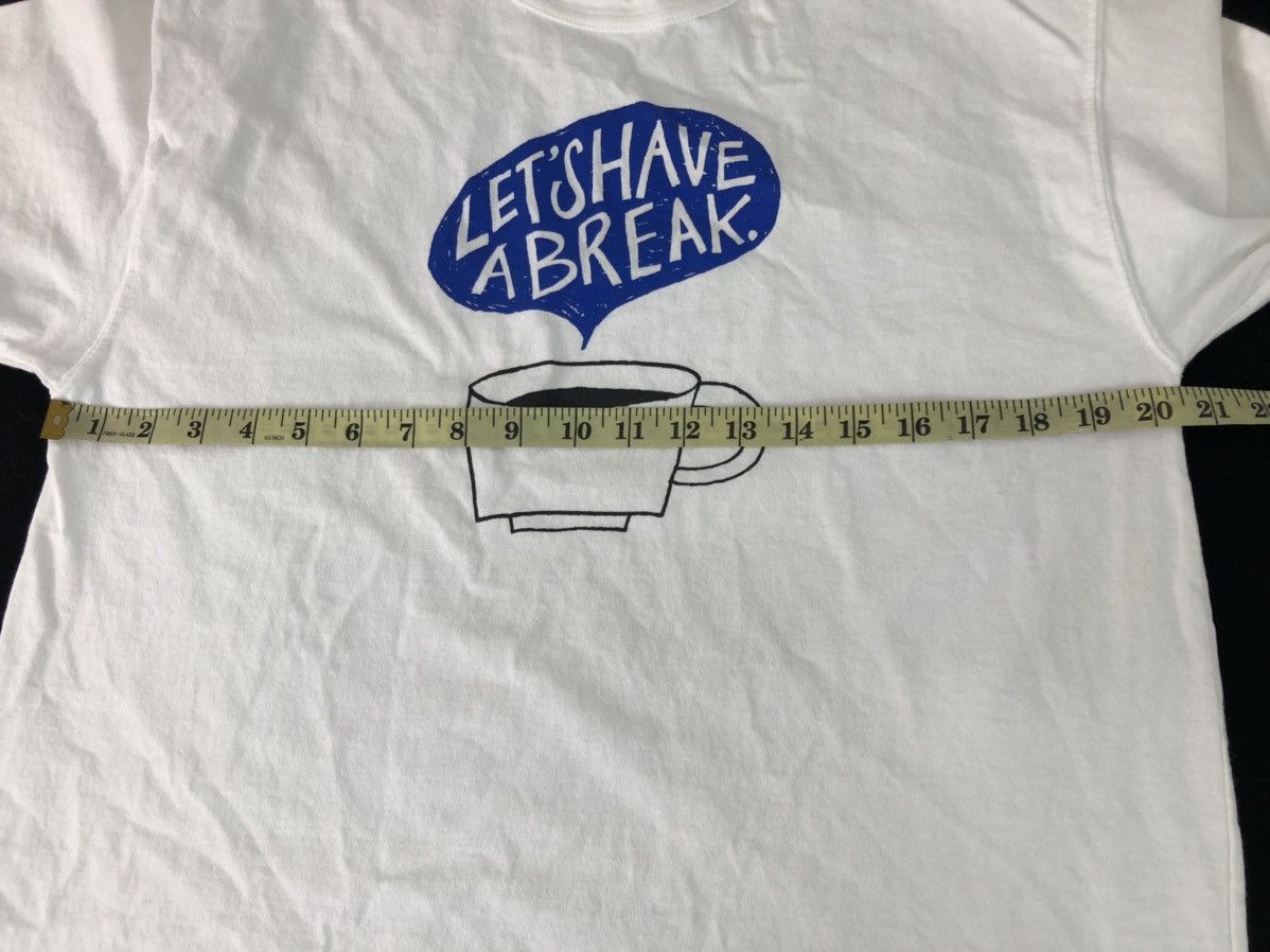 Champion Vintage Champion Lets Have Break Coffee Cup Logo T-shirt Size US M / EU 48-50 / 2 - 8 Thumbnail