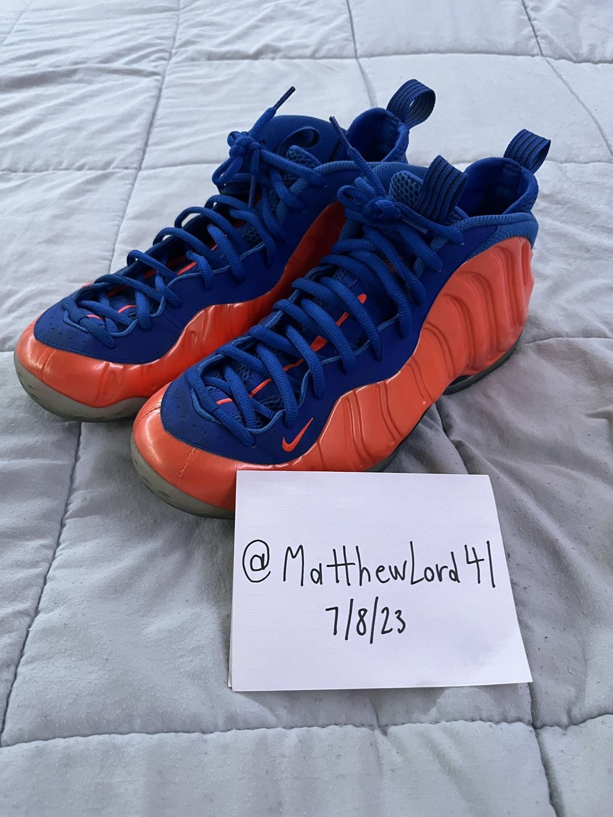 Nike Air Foamposite One “Knicks” Grailed