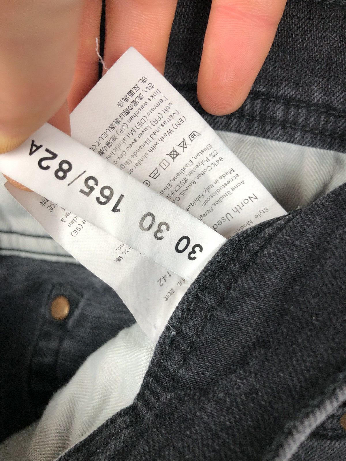 Acne Studios Acne Studios Bla Knost Stockholm Luxury Pant Black 30/30 Size US 30 / EU 46 - 9 Thumbnail