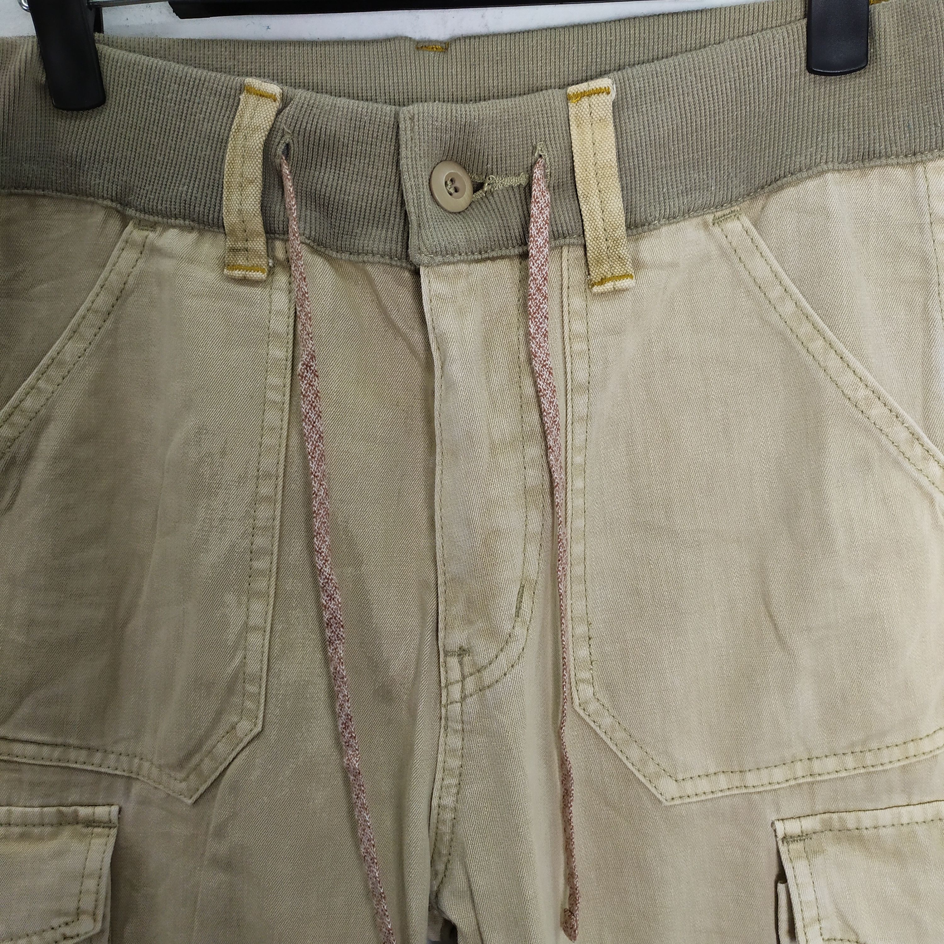 Japanese Brand JOGGERS PANTS x OUTDOOR CARGO PANTS DRAWSTRING WAIST Size US 26 / EU 42 - 8 Thumbnail