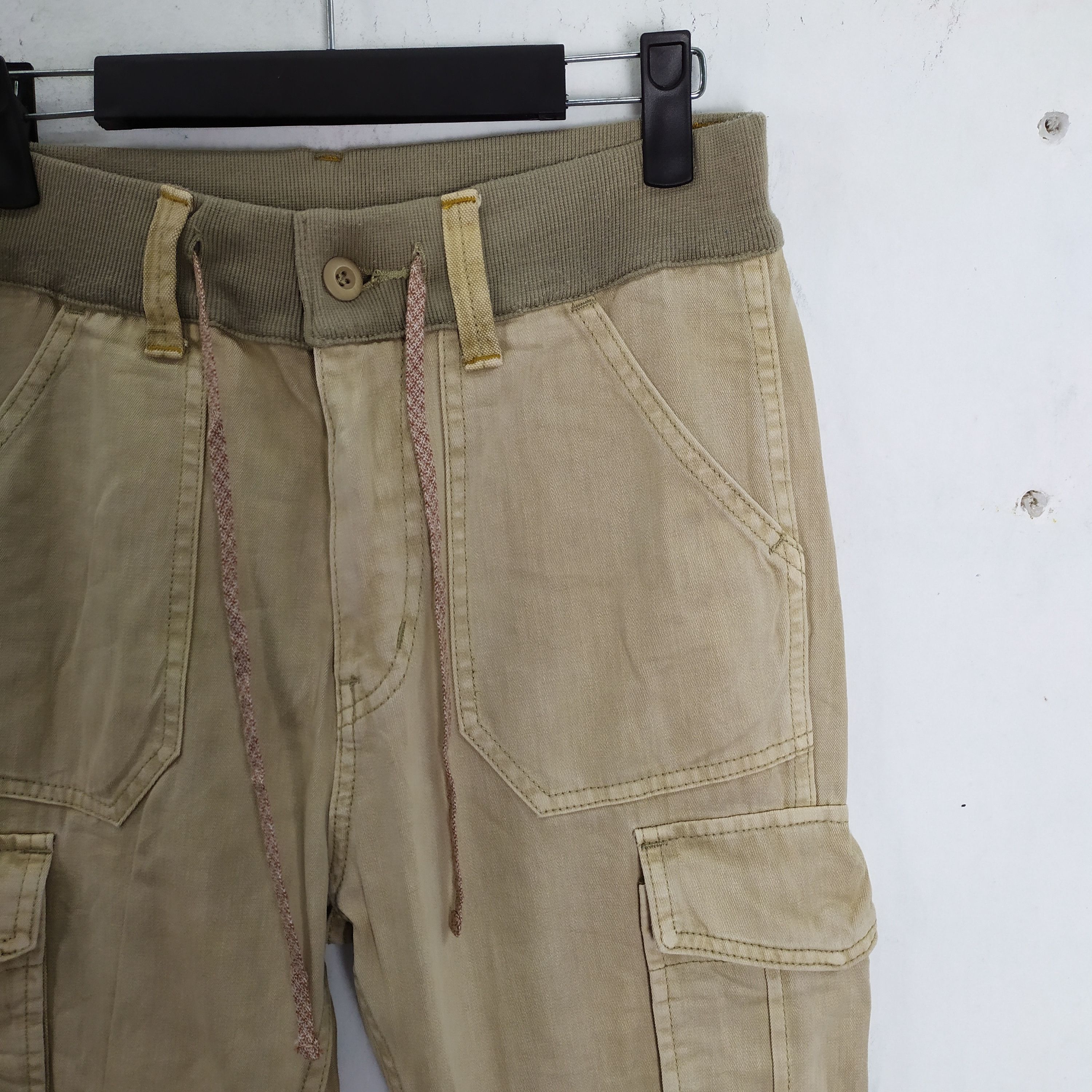 Japanese Brand JOGGERS PANTS x OUTDOOR CARGO PANTS DRAWSTRING WAIST Size US 26 / EU 42 - 6 Thumbnail