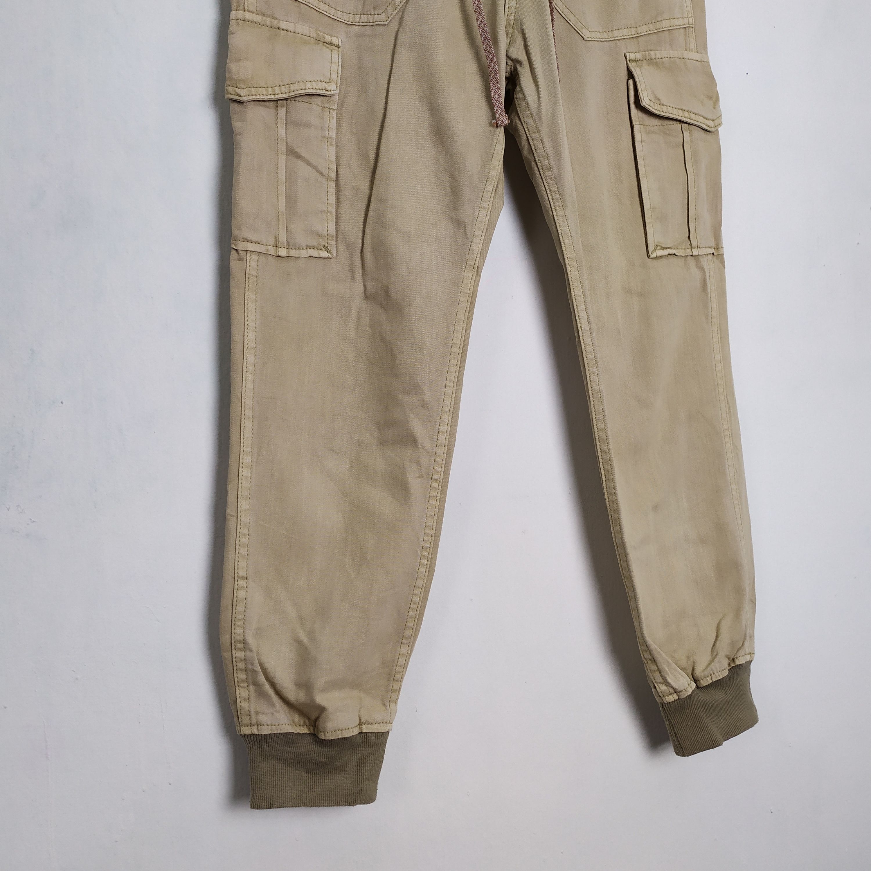 Japanese Brand JOGGERS PANTS x OUTDOOR CARGO PANTS DRAWSTRING WAIST Size US 26 / EU 42 - 5 Thumbnail