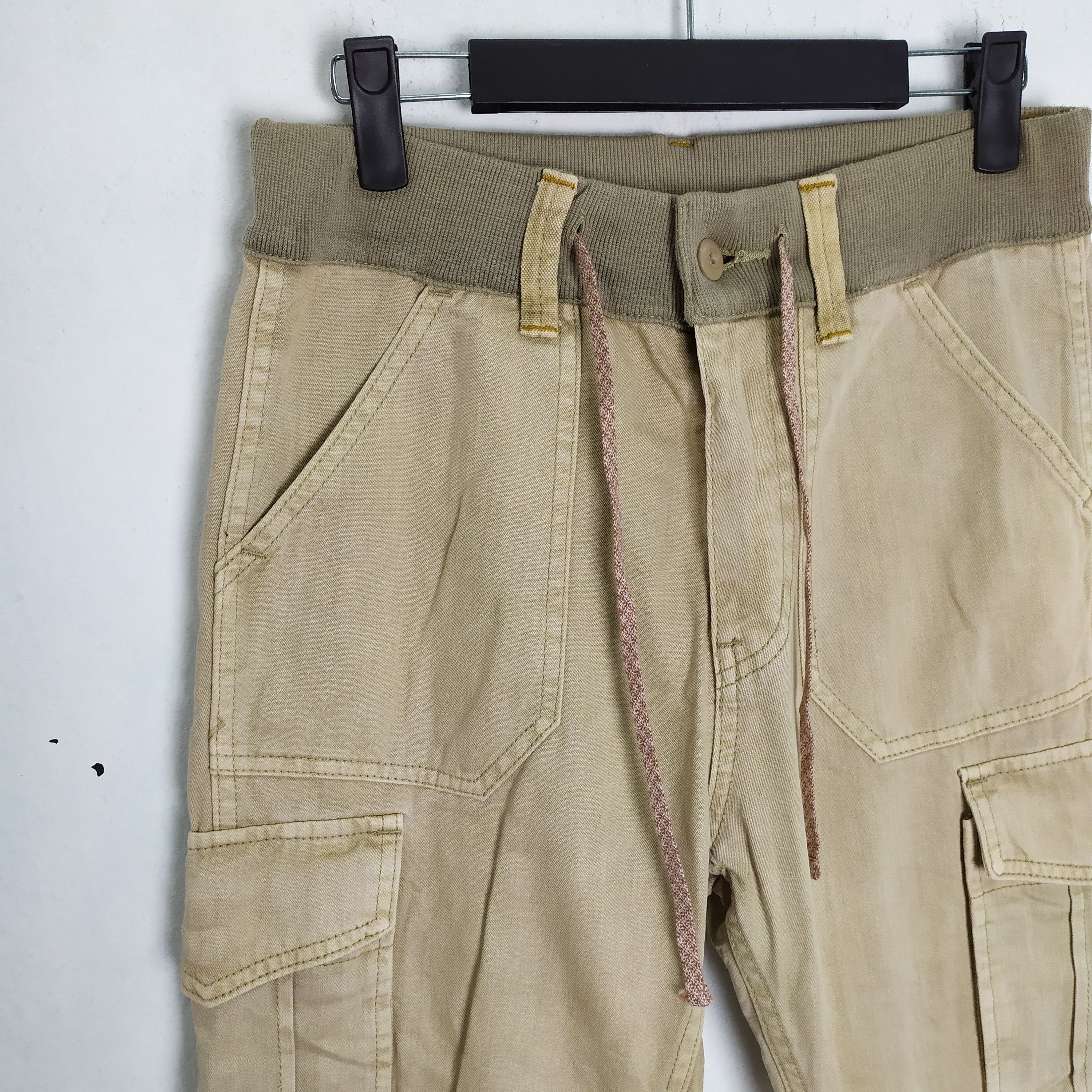 Japanese Brand JOGGERS PANTS x OUTDOOR CARGO PANTS DRAWSTRING WAIST Size US 26 / EU 42 - 7 Thumbnail