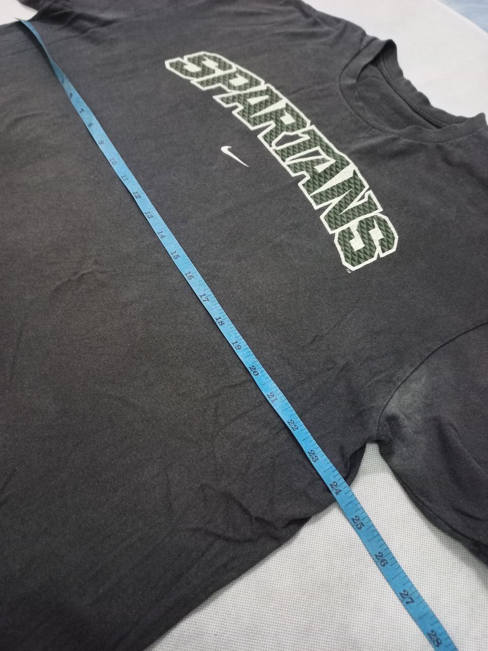 Nike × Vintage Nike Spartans Spell Out Middle Swoosh Tee Size US XL / EU 56 / 4 - 9 Thumbnail