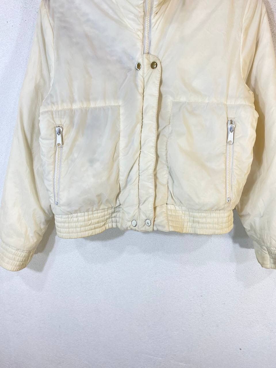 Vintage Vintage White Stage Reversible Retro Puffer Jacket Size S / US 4 / IT 40 - 10 Thumbnail