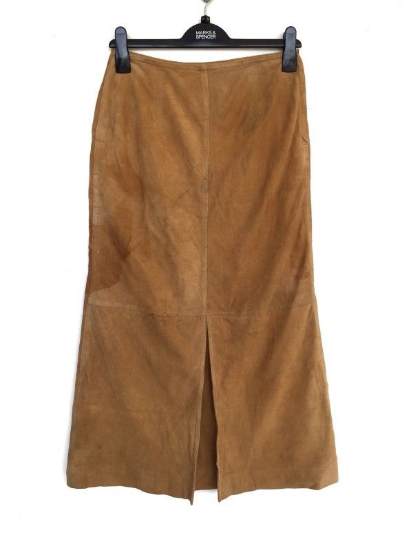 Issey Miyake × Leather Vintage Issey Miyake Hai Sporting Gear Suede Leather Size 26" / US 2 / IT 38 - 5 Thumbnail