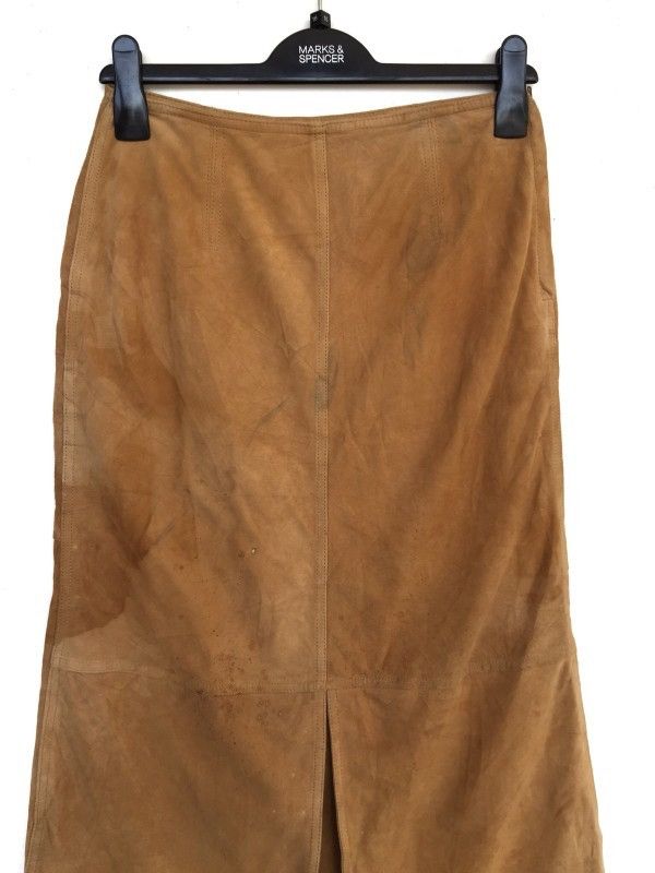 Issey Miyake × Leather Vintage Issey Miyake Hai Sporting Gear Suede Leather Size 26" / US 2 / IT 38 - 6 Thumbnail
