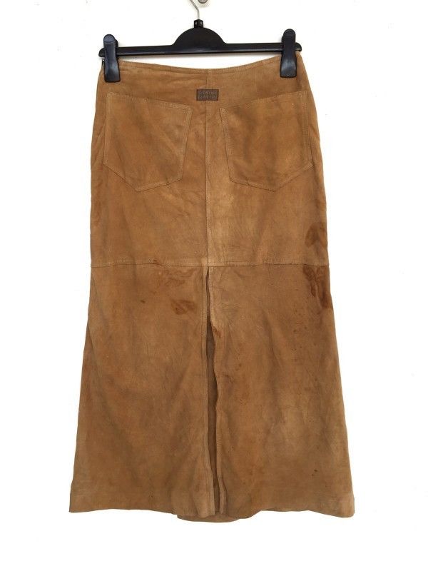 Issey Miyake × Leather Vintage Issey Miyake Hai Sporting Gear Suede Leather Size 26" / US 2 / IT 38 - 1 Thumbnail