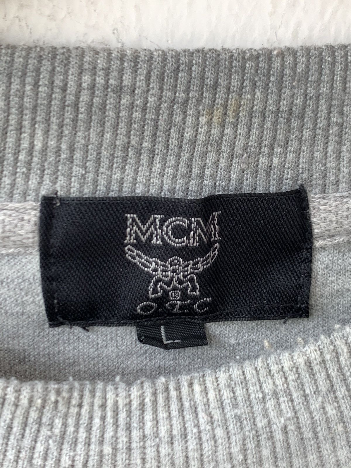 Designer Vintage MCM Embroidered Logo Crewneck Sweatshirt Size US L / EU 52-54 / 3 - 5 Thumbnail