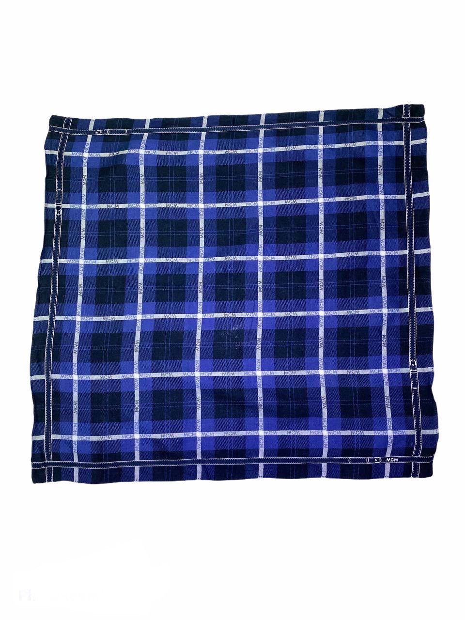 image of Avant Garde x Italian Designers MCM Handkerchief Nice Design in Blue, Men's