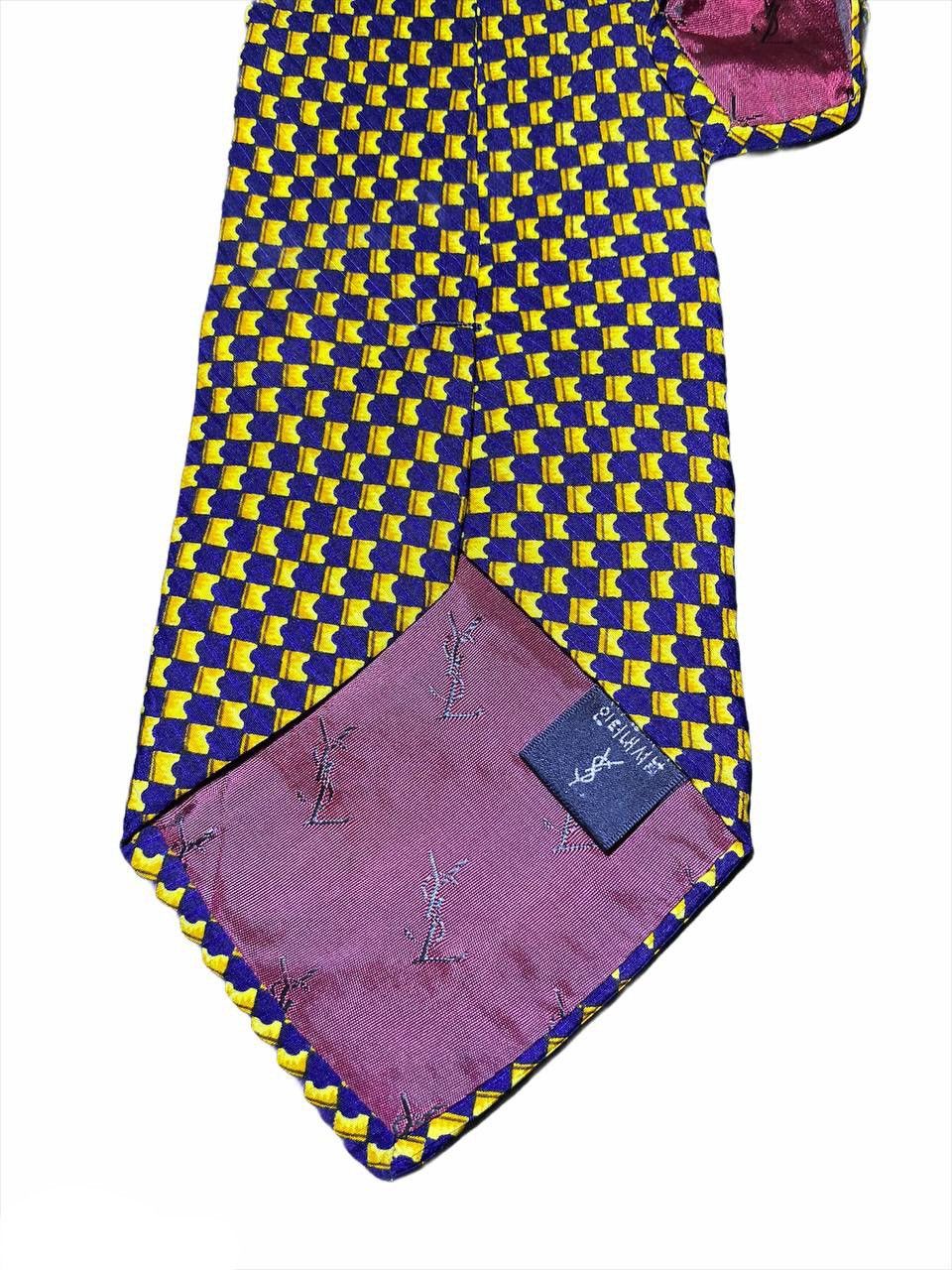 Yves Saint Laurent Yves saint laurent silk tie nice design Size ONE SIZE - 4 Thumbnail