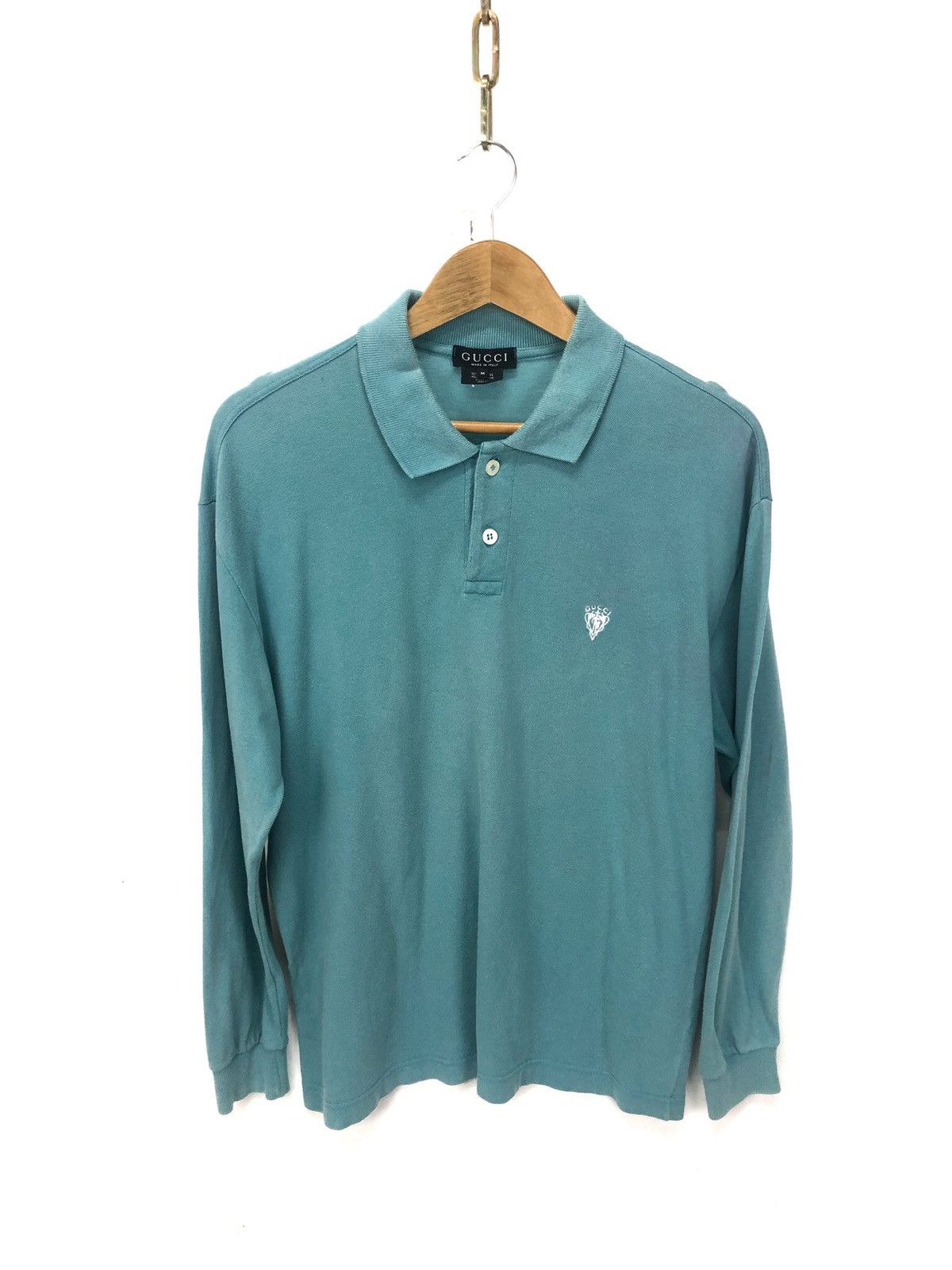 Gucci Gucci long sleeve polo shirt Size US M / EU 48-50 / 2 - 1 Thumbnail