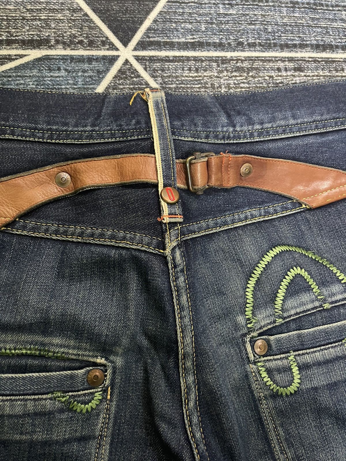 Evisu 📌Binding Now📌EVISU YAMANE SIOTANI BROTHERS DENIM SELVEDGE Size US 39 - 4 Thumbnail