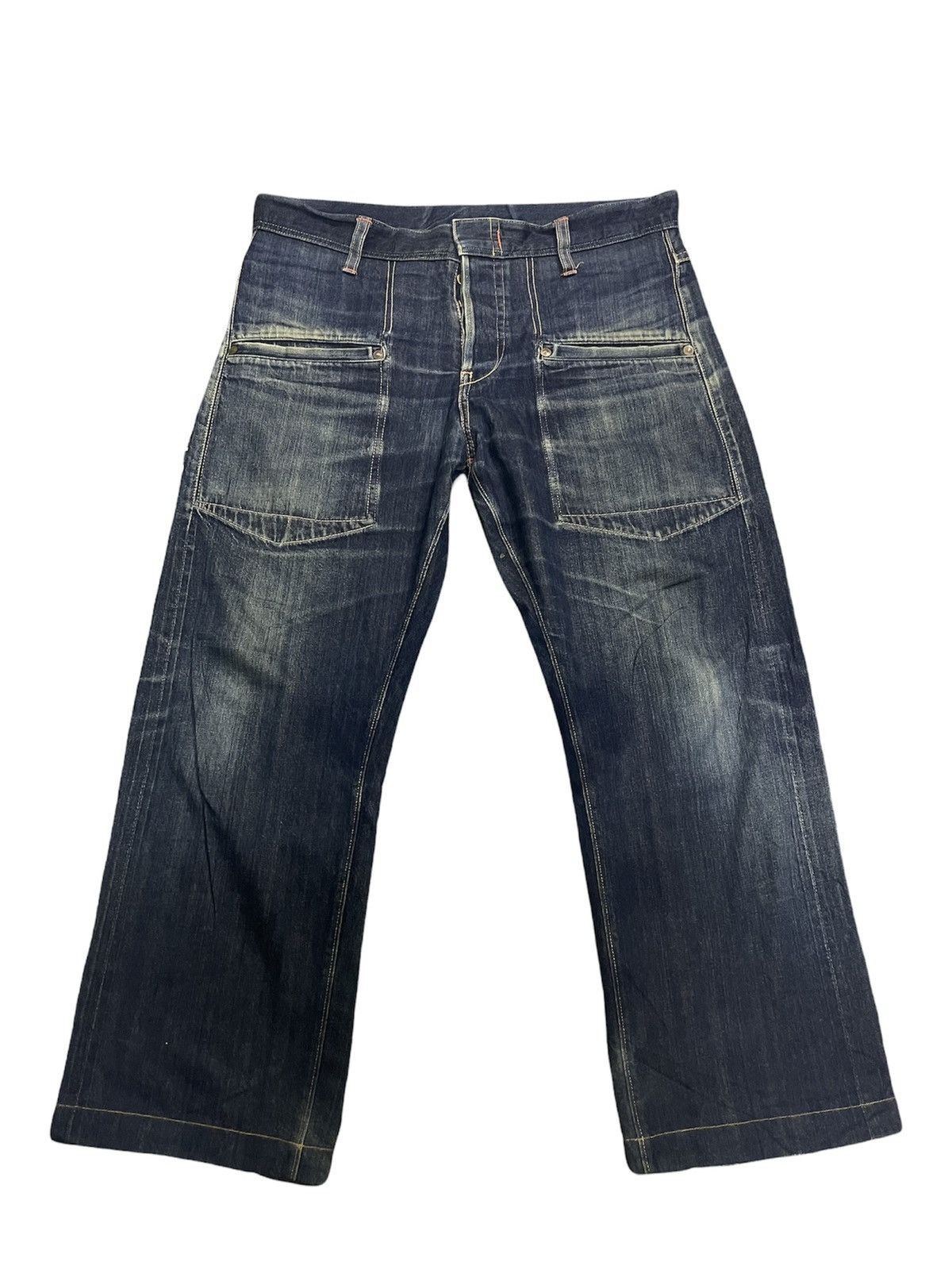 Evisu 📌Binding Now📌EVISU YAMANE SIOTANI BROTHERS DENIM SELVEDGE Size US 39 - 2 Thumbnail