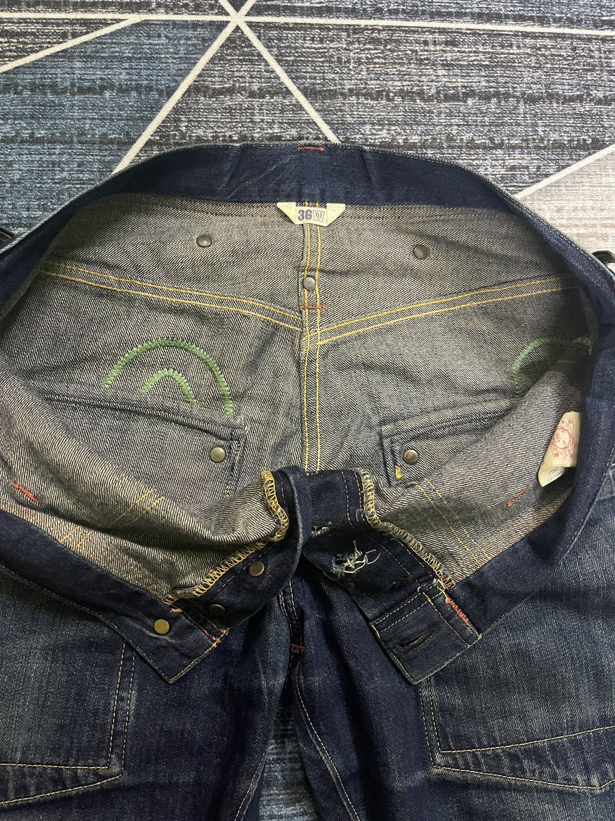 Evisu 📌Binding Now📌EVISU YAMANE SIOTANI BROTHERS DENIM SELVEDGE Size US 39 - 10 Thumbnail