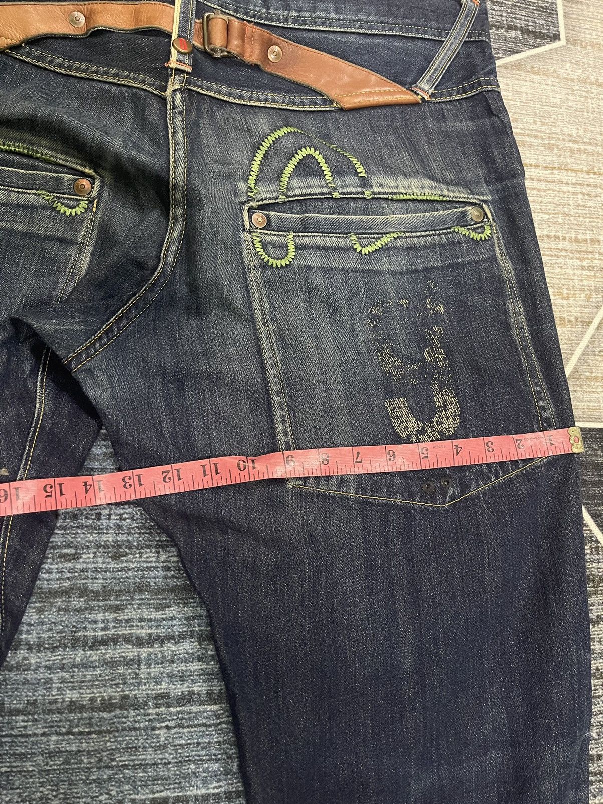 Evisu 📌Binding Now📌EVISU YAMANE SIOTANI BROTHERS DENIM SELVEDGE Size US 39 - 14 Thumbnail