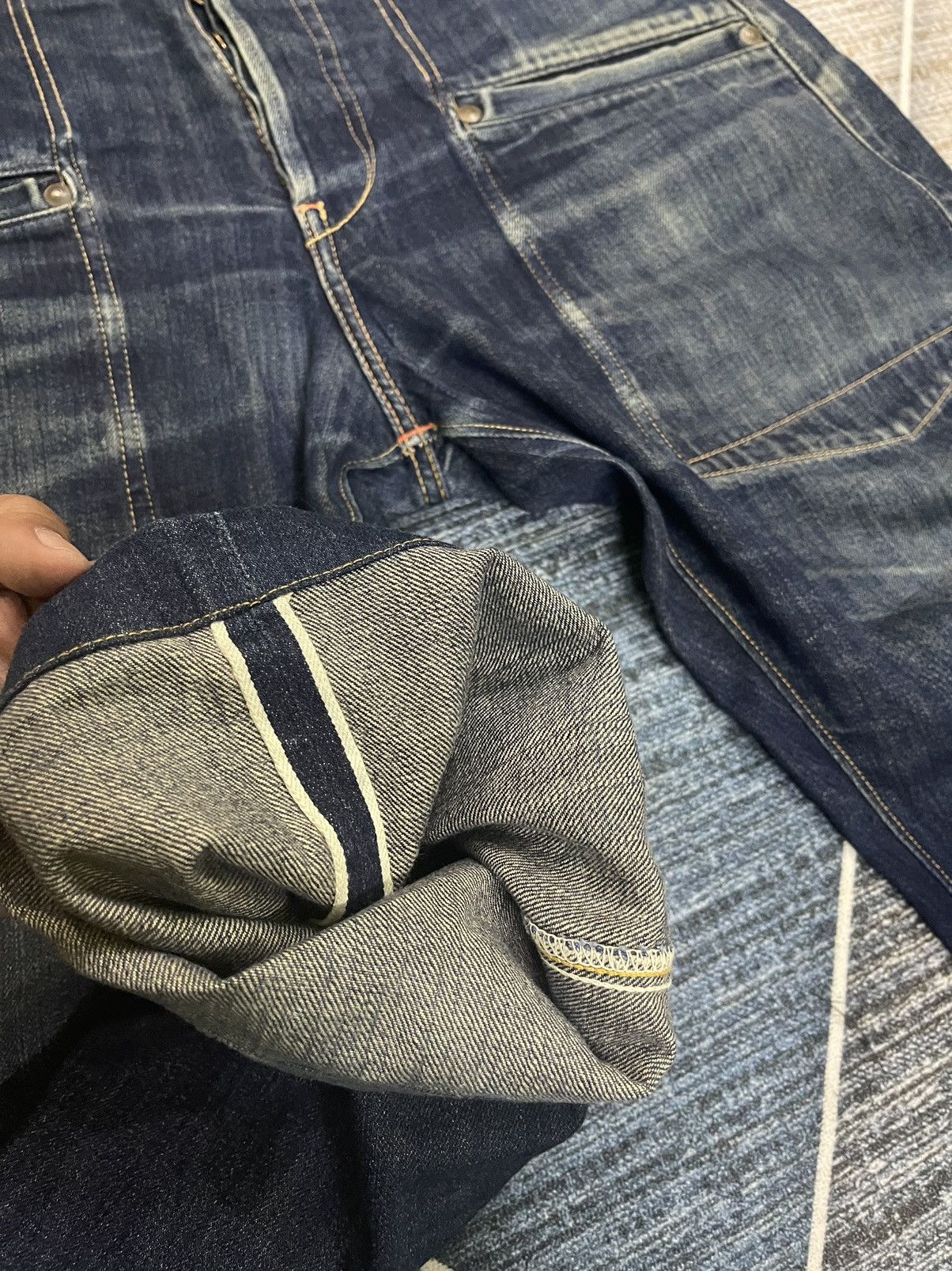 Evisu 📌Binding Now📌EVISU YAMANE SIOTANI BROTHERS DENIM SELVEDGE Size US 39 - 9 Thumbnail