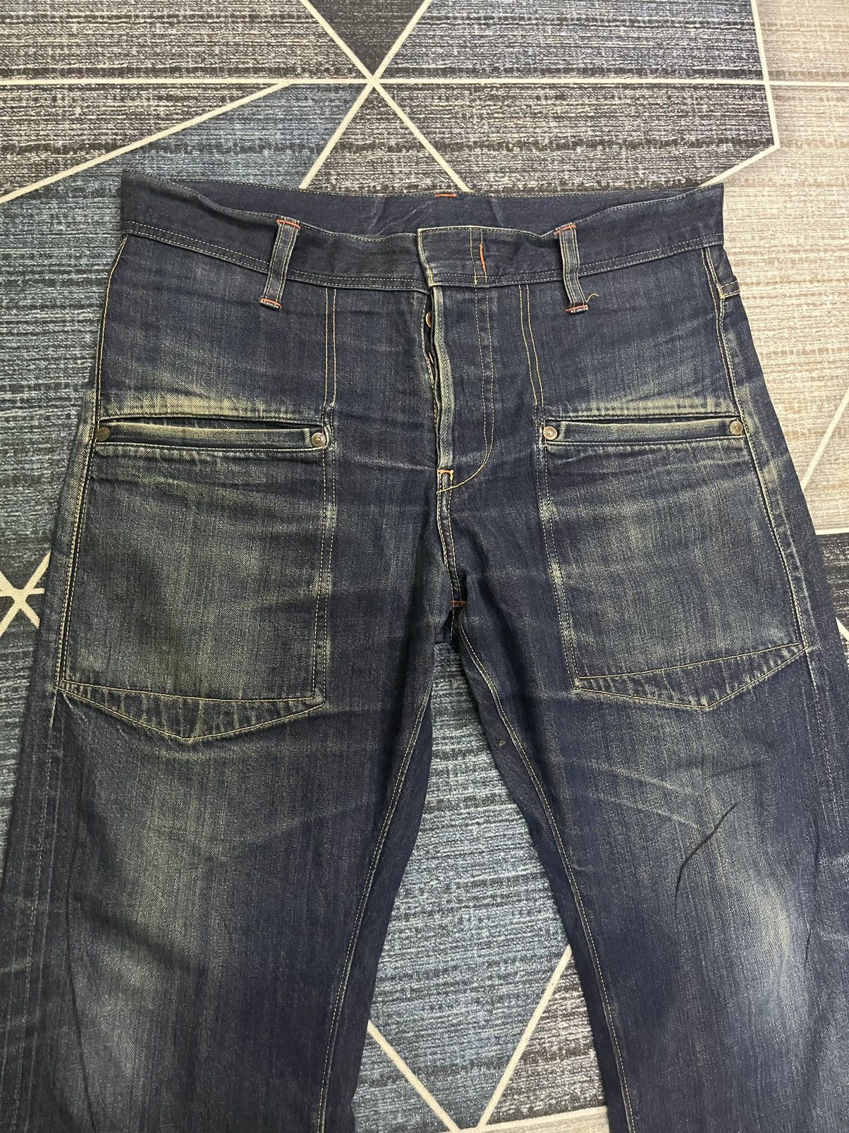 Evisu 📌Binding Now📌EVISU YAMANE SIOTANI BROTHERS DENIM SELVEDGE Size US 39 - 7 Thumbnail