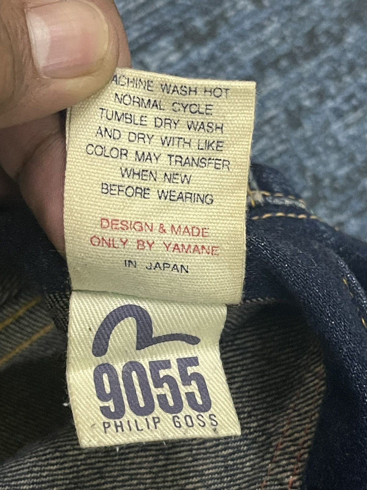 Evisu 📌Binding Now📌EVISU YAMANE SIOTANI BROTHERS DENIM SELVEDGE Size US 39 - 19 Thumbnail