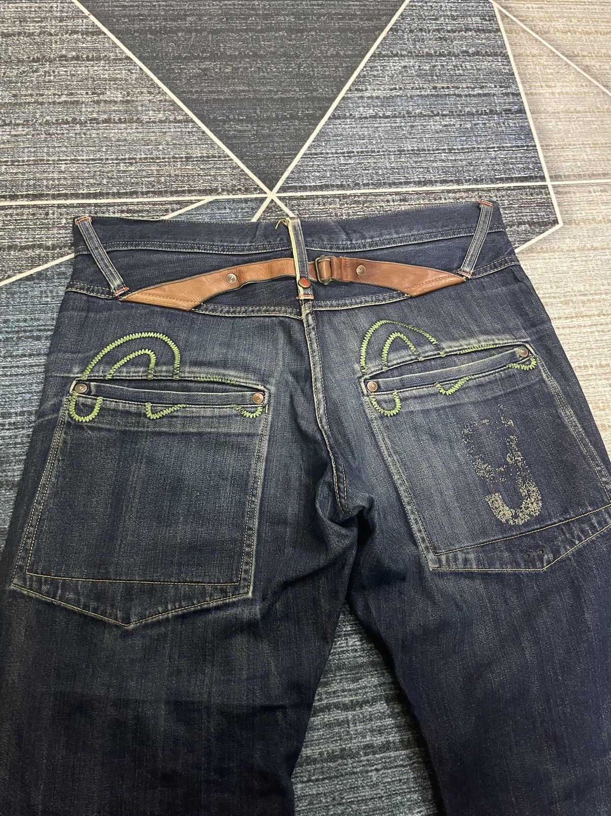 Evisu 📌Binding Now📌EVISU YAMANE SIOTANI BROTHERS DENIM SELVEDGE Size US 39 - 3 Thumbnail