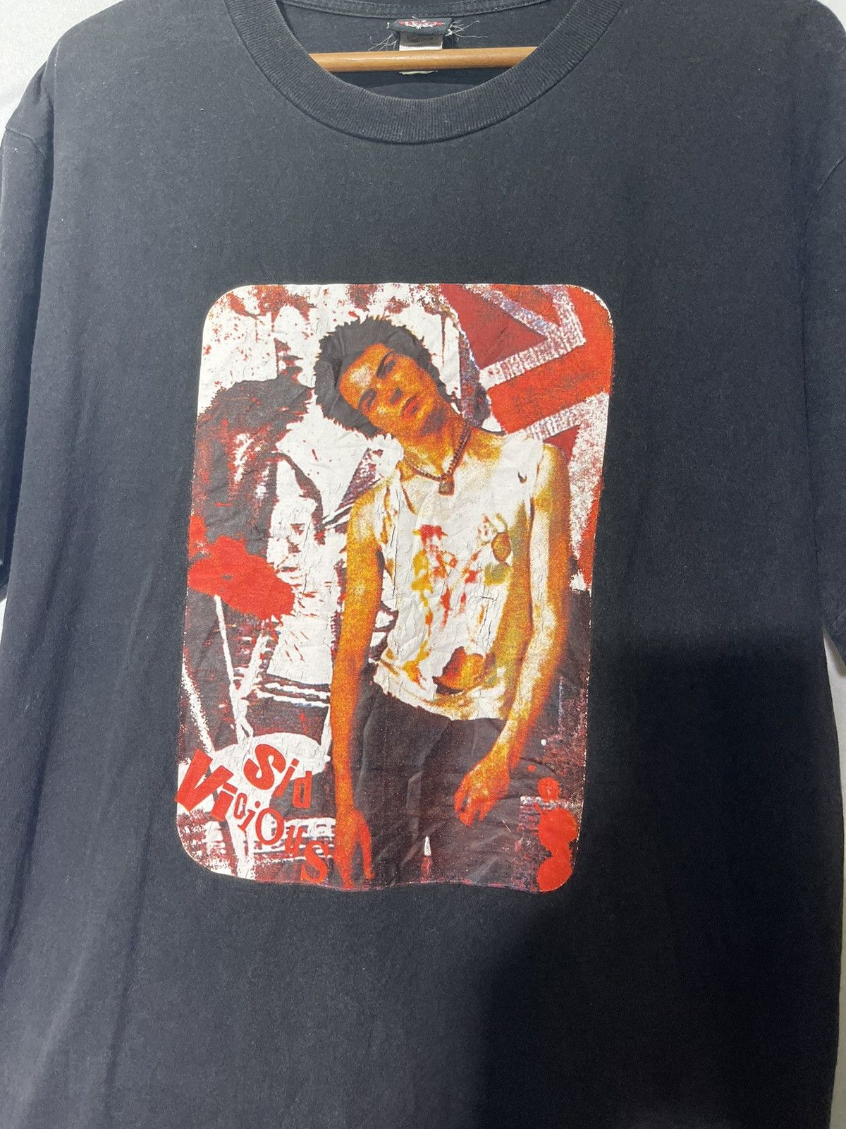 Band Tees VINTAGE SID VICIOUS T-SHIRT Size US L / EU 52-54 / 3 - 3 Thumbnail