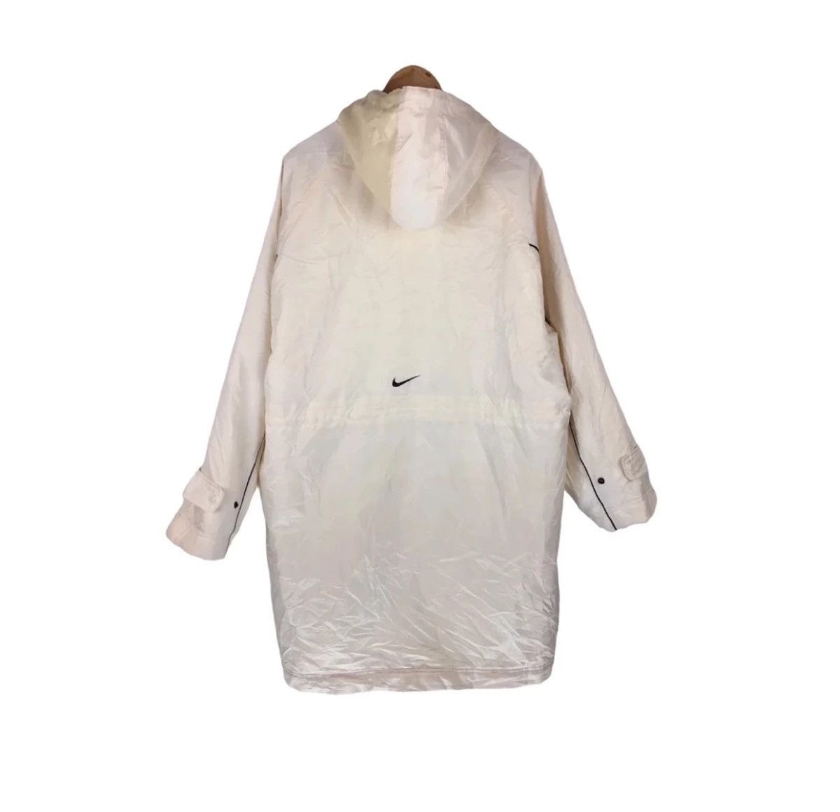 Nike Nike Swoosh Long Raincoat Parkas Hoodie Jacket coat Size US XL / EU 56 / 4 - 5 Thumbnail
