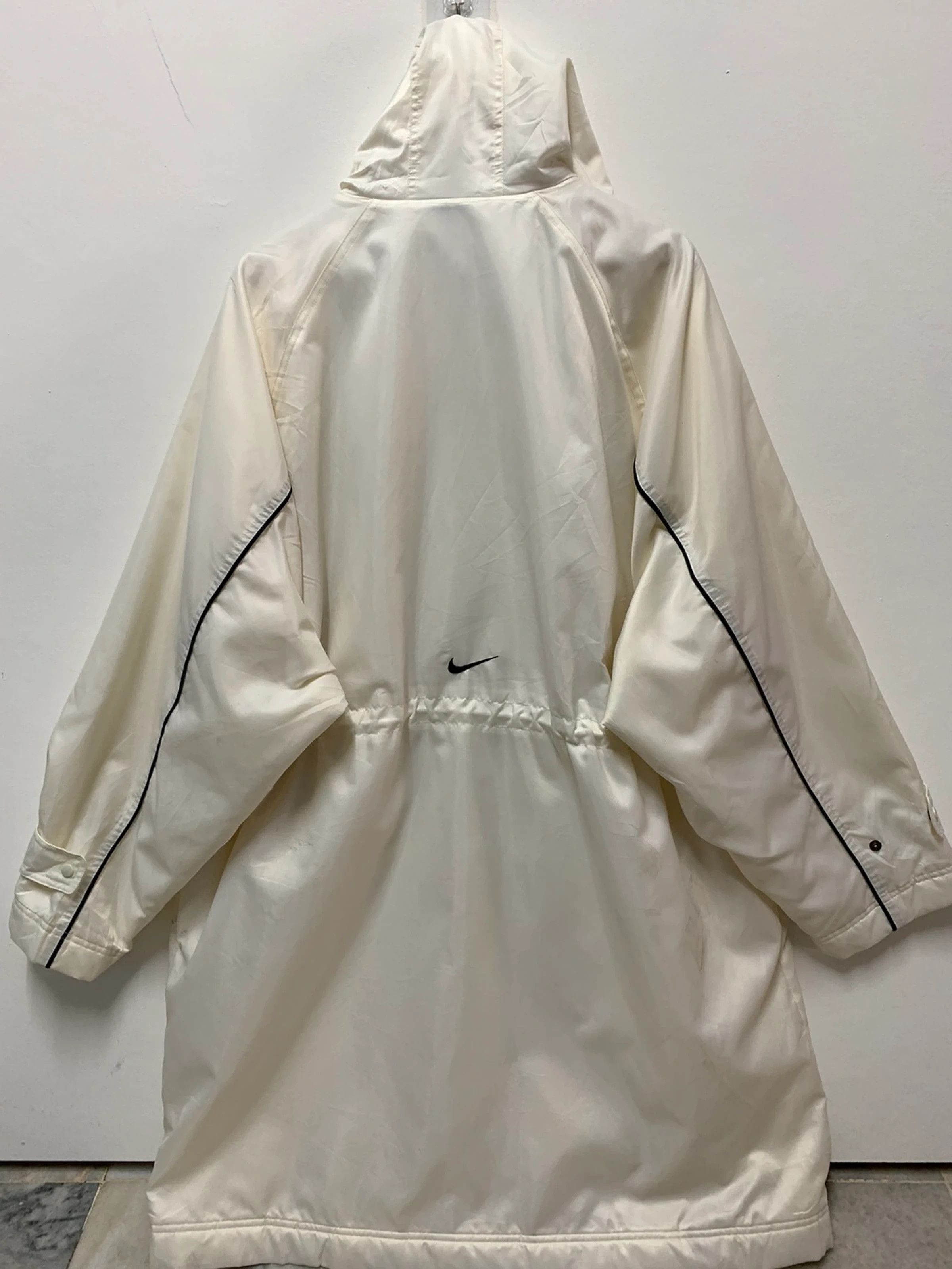 Nike Nike Swoosh Long Raincoat Parkas Hoodie Jacket coat Size US XL / EU 56 / 4 - 2 Thumbnail