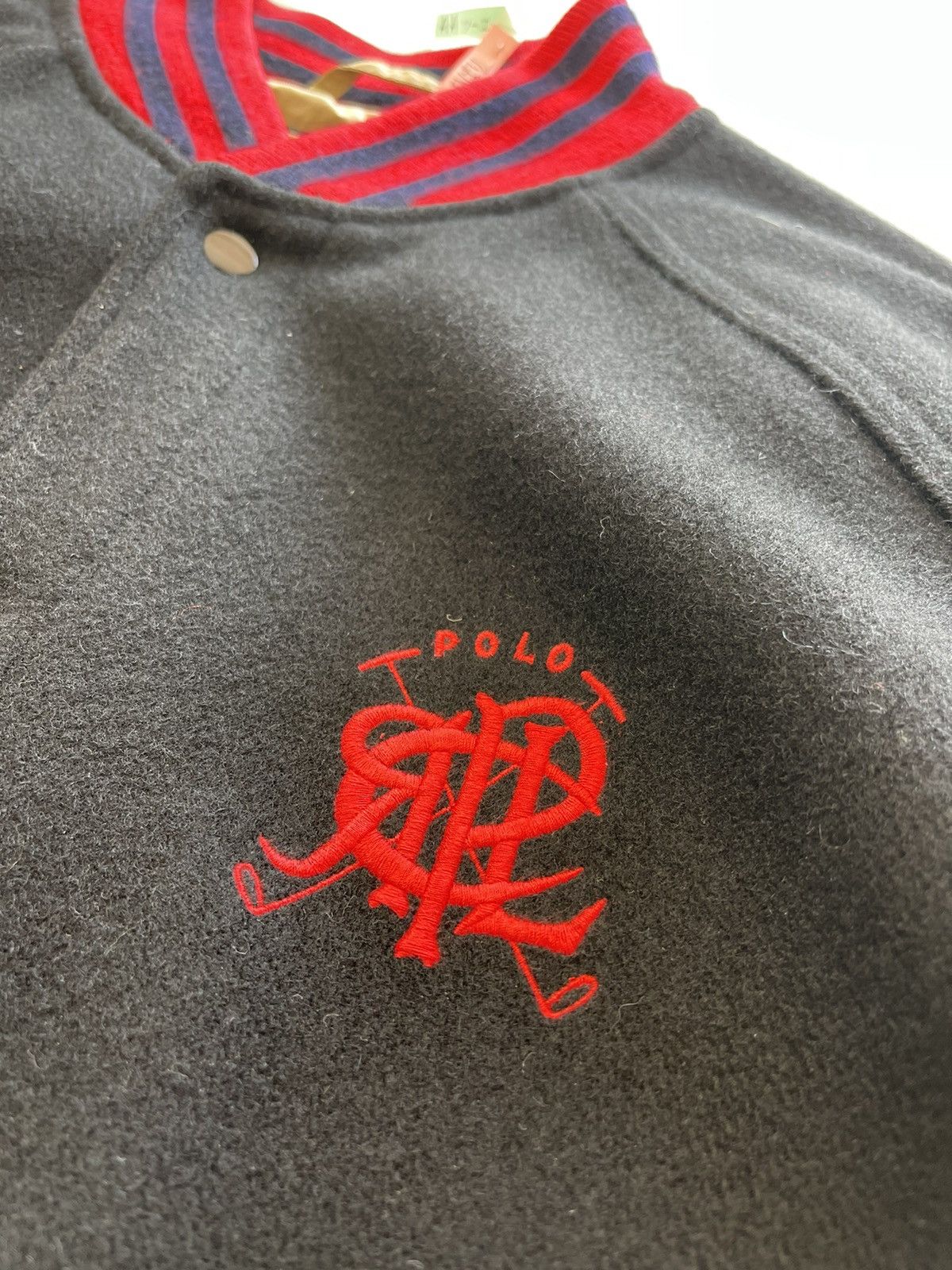 Polo Ralph Lauren RARE!!! VINTAGE POLO RL BLUE LABEL WOOL VARSITY JACKET Size US M / EU 48-50 / 2 - 5 Thumbnail