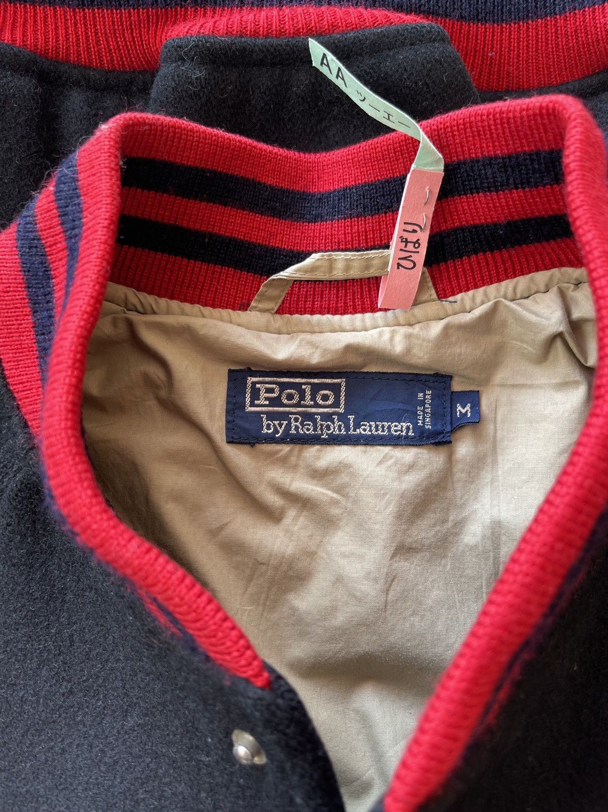 Polo Ralph Lauren RARE!!! VINTAGE POLO RL BLUE LABEL WOOL VARSITY JACKET Size US M / EU 48-50 / 2 - 4 Thumbnail
