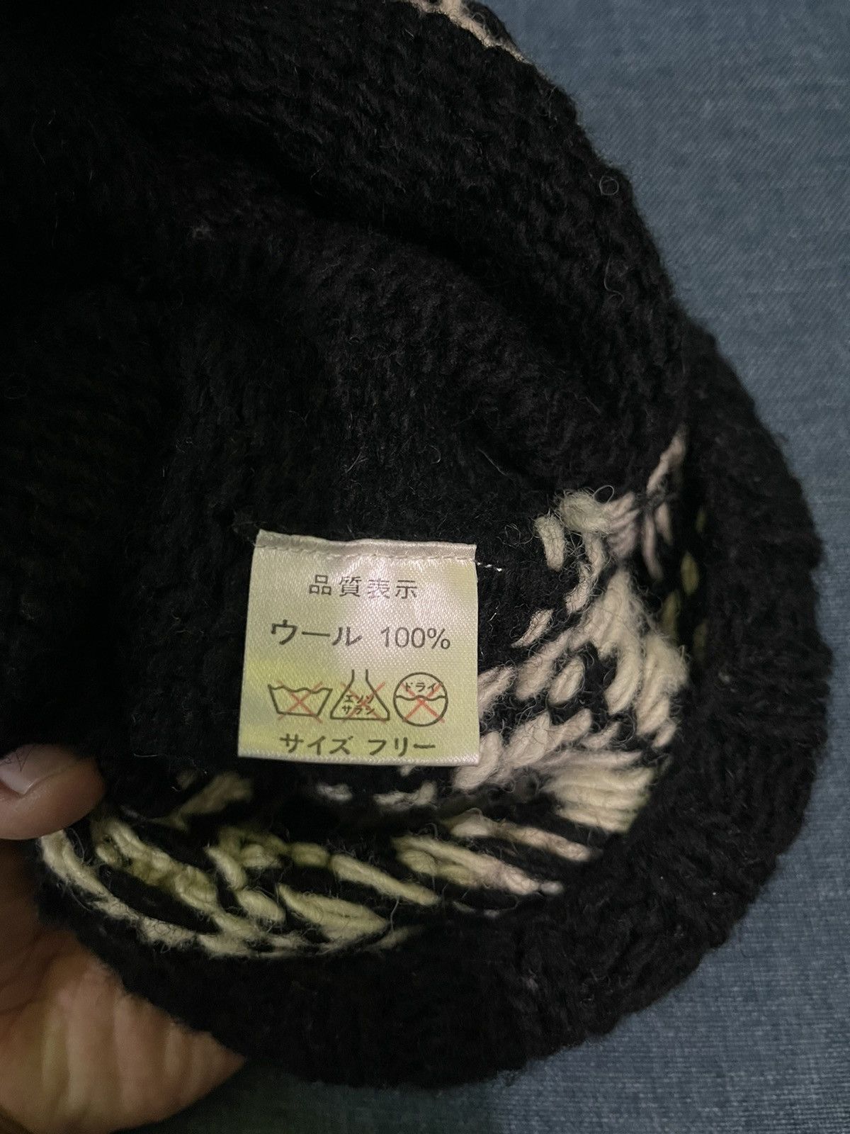 Vintage VINTAGE BIG LOGO SKULLS BEANIE HAT Size ONE SIZE - 5 Thumbnail
