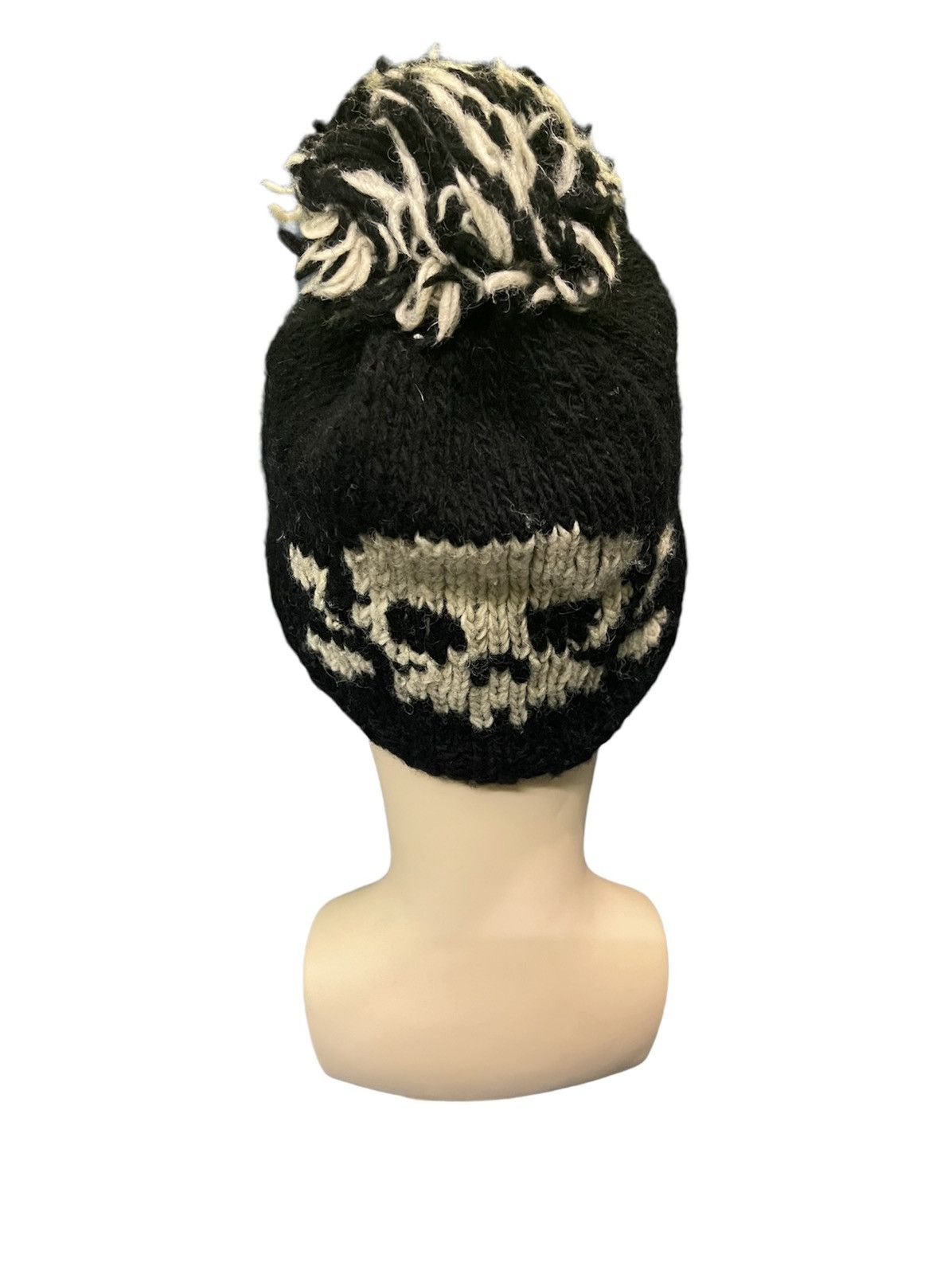 Vintage VINTAGE BIG LOGO SKULLS BEANIE HAT Size ONE SIZE - 4 Thumbnail