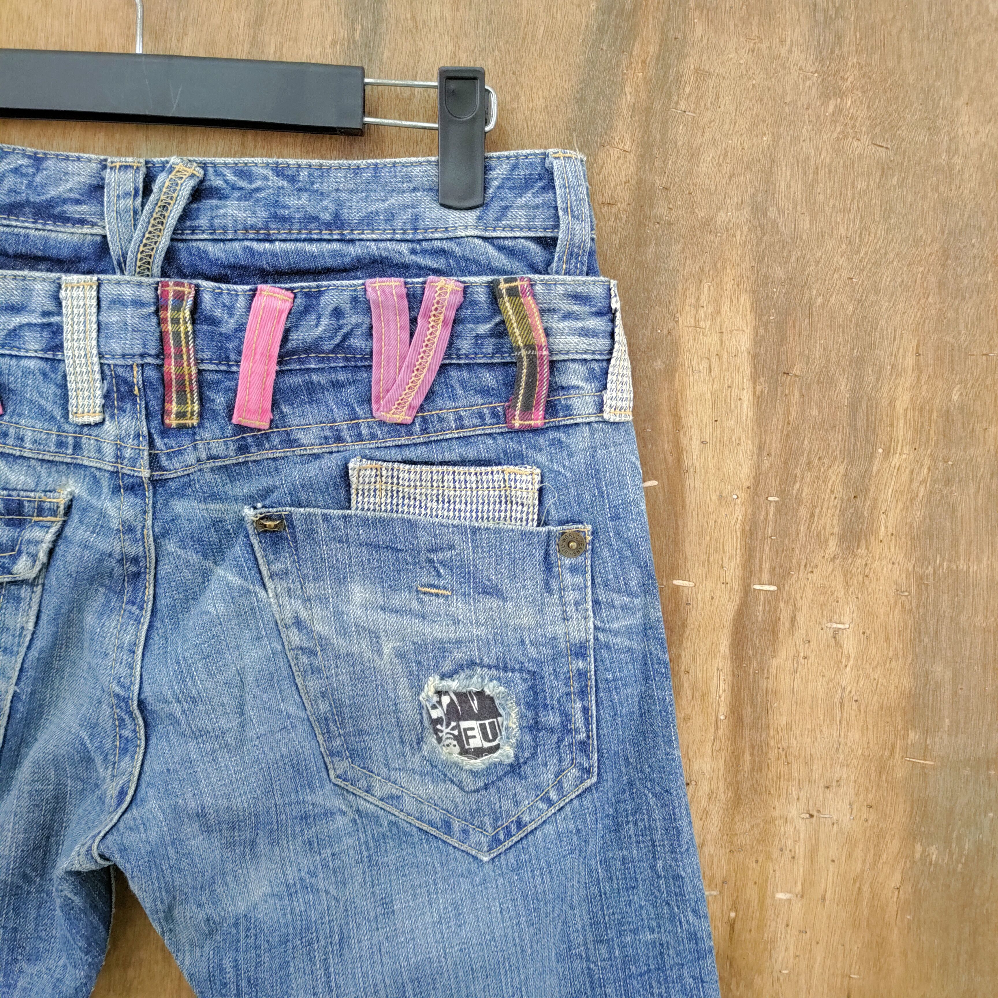 Japanese Brand VINTAGE JAPANESE DOUBLE WAIST JEANS DENIM PANTS Size US 29 - 11 Thumbnail