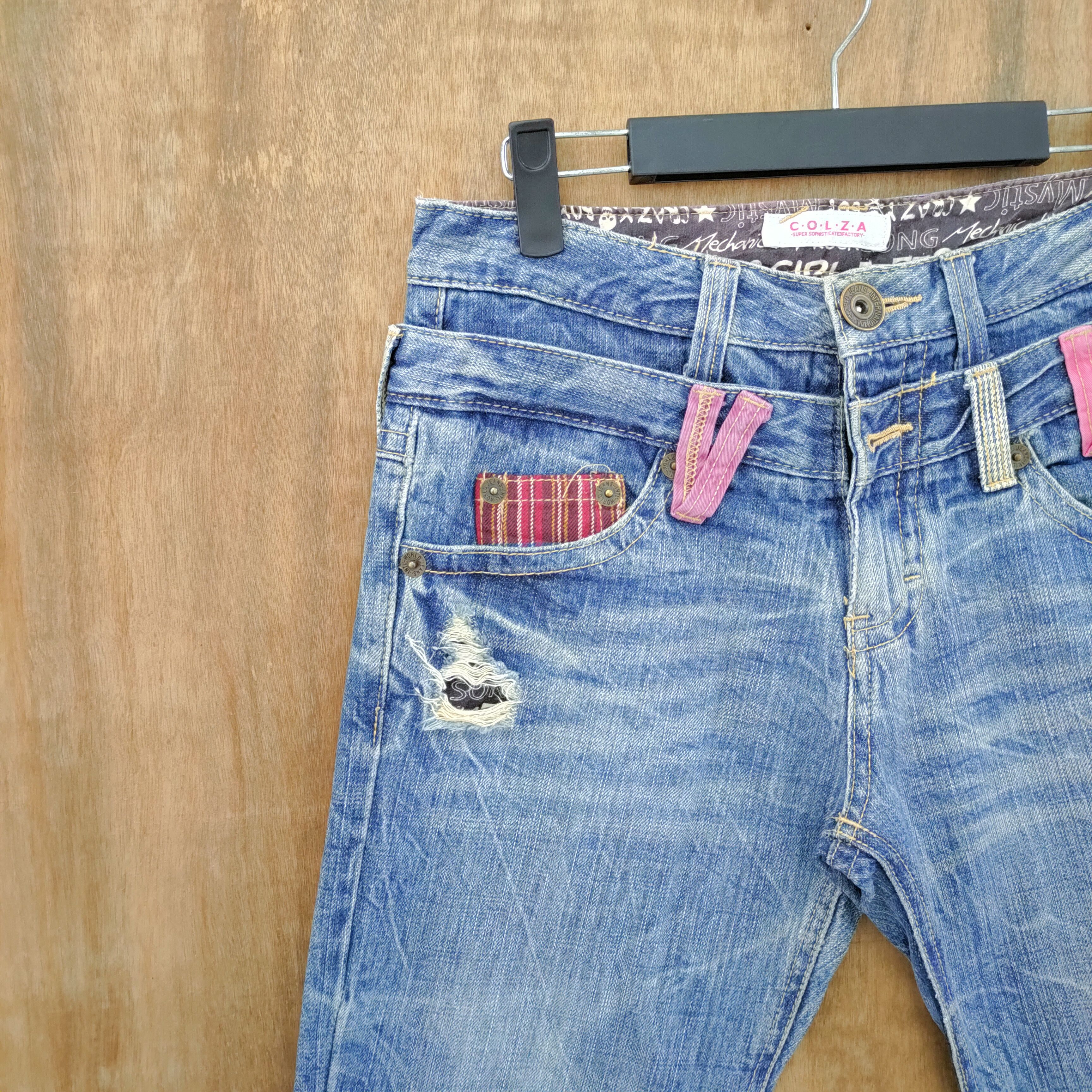 Japanese Brand VINTAGE JAPANESE DOUBLE WAIST JEANS DENIM PANTS Size US 29 - 6 Thumbnail