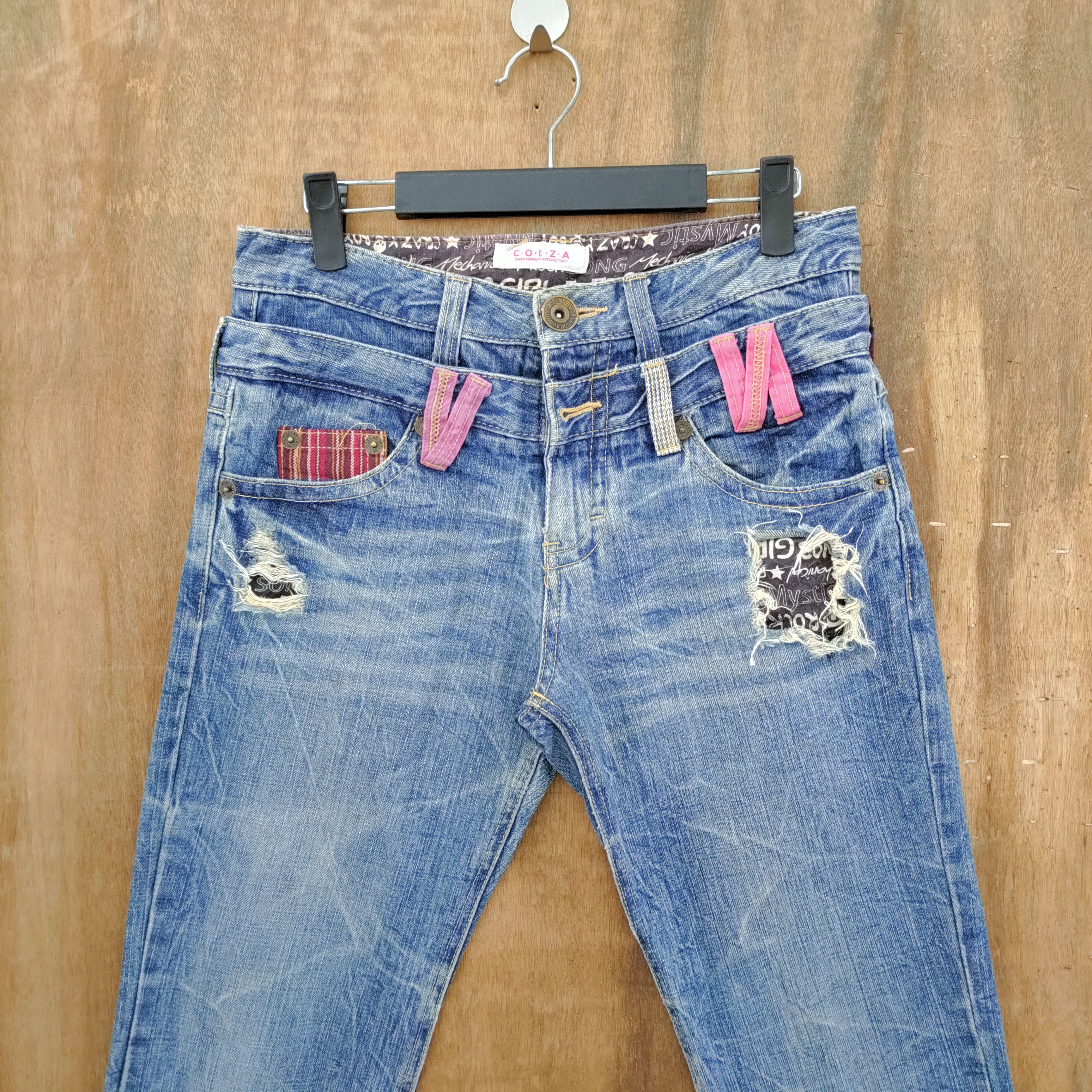 Japanese Brand VINTAGE JAPANESE DOUBLE WAIST JEANS DENIM PANTS Size US 29 - 2 Thumbnail