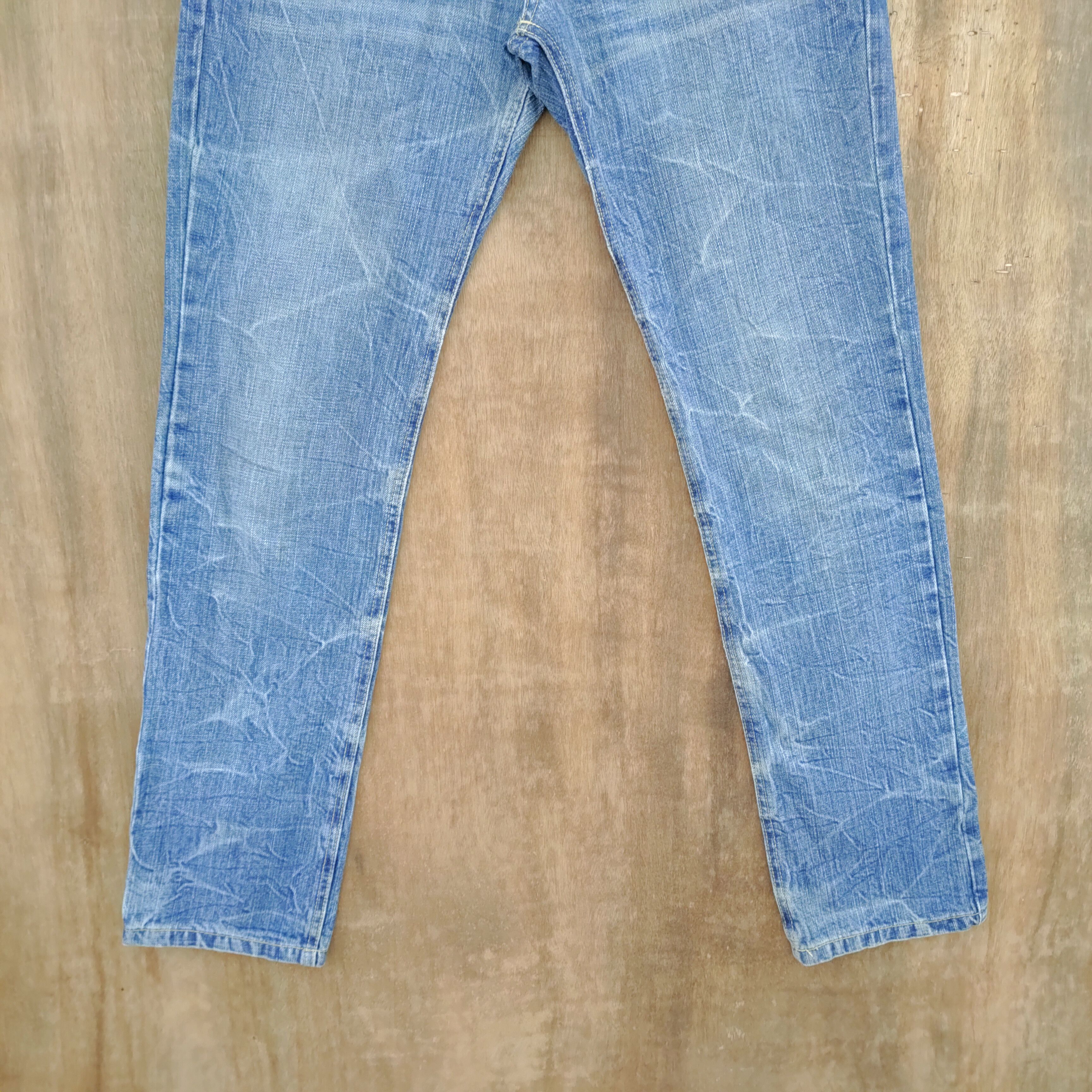 Japanese Brand VINTAGE JAPANESE DOUBLE WAIST JEANS DENIM PANTS Size US 29 - 3 Thumbnail