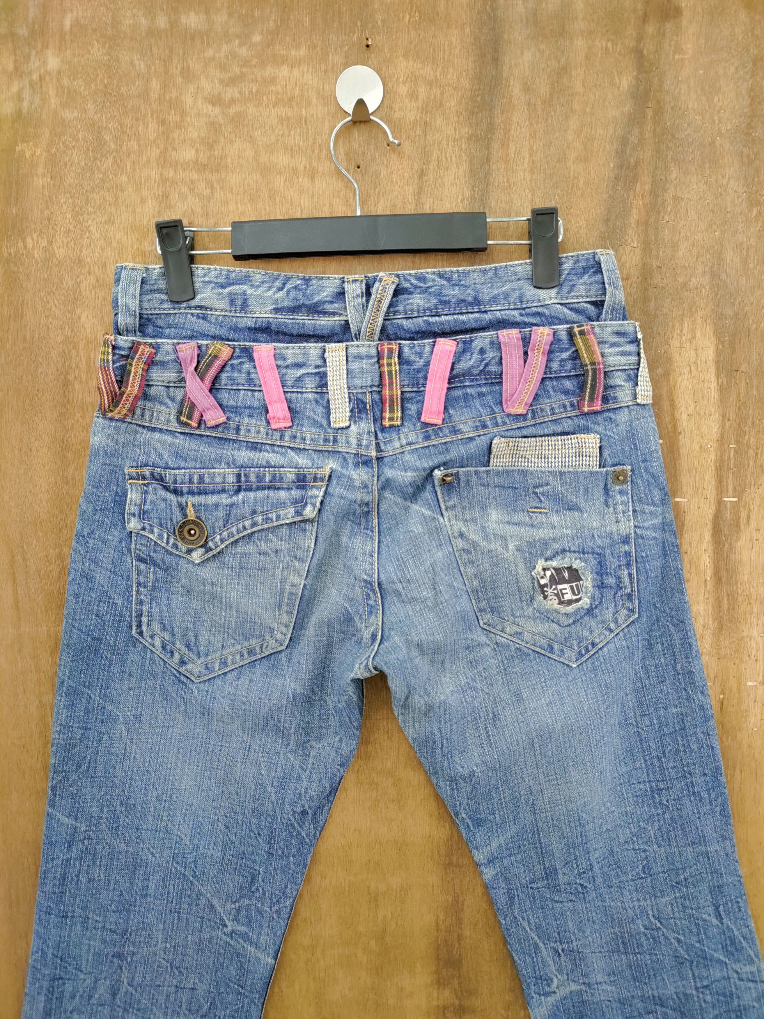 Japanese Brand VINTAGE JAPANESE DOUBLE WAIST JEANS DENIM PANTS Size US 29 - 9 Thumbnail