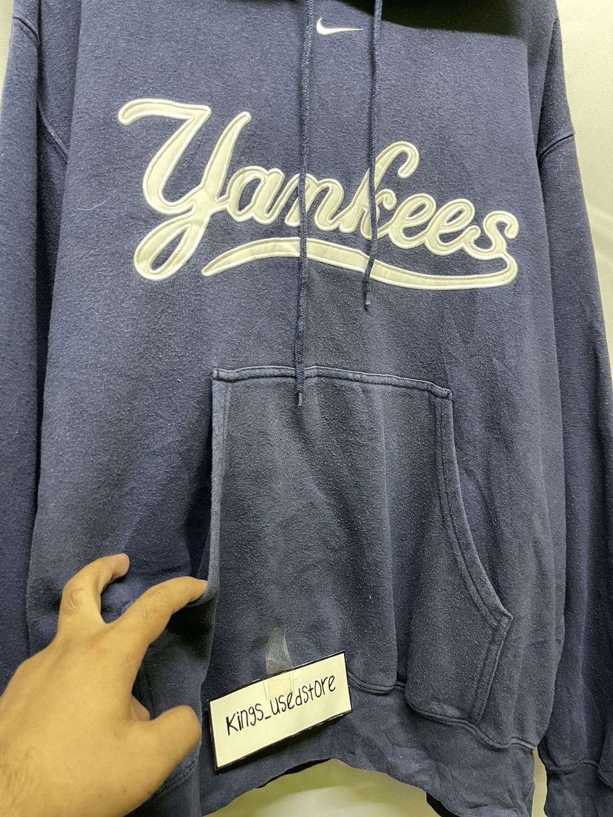 Nike 📌Binding Offer📌 Vintage nike yankees hoodie sweatshirt Size US L / EU 52-54 / 3 - 5 Thumbnail